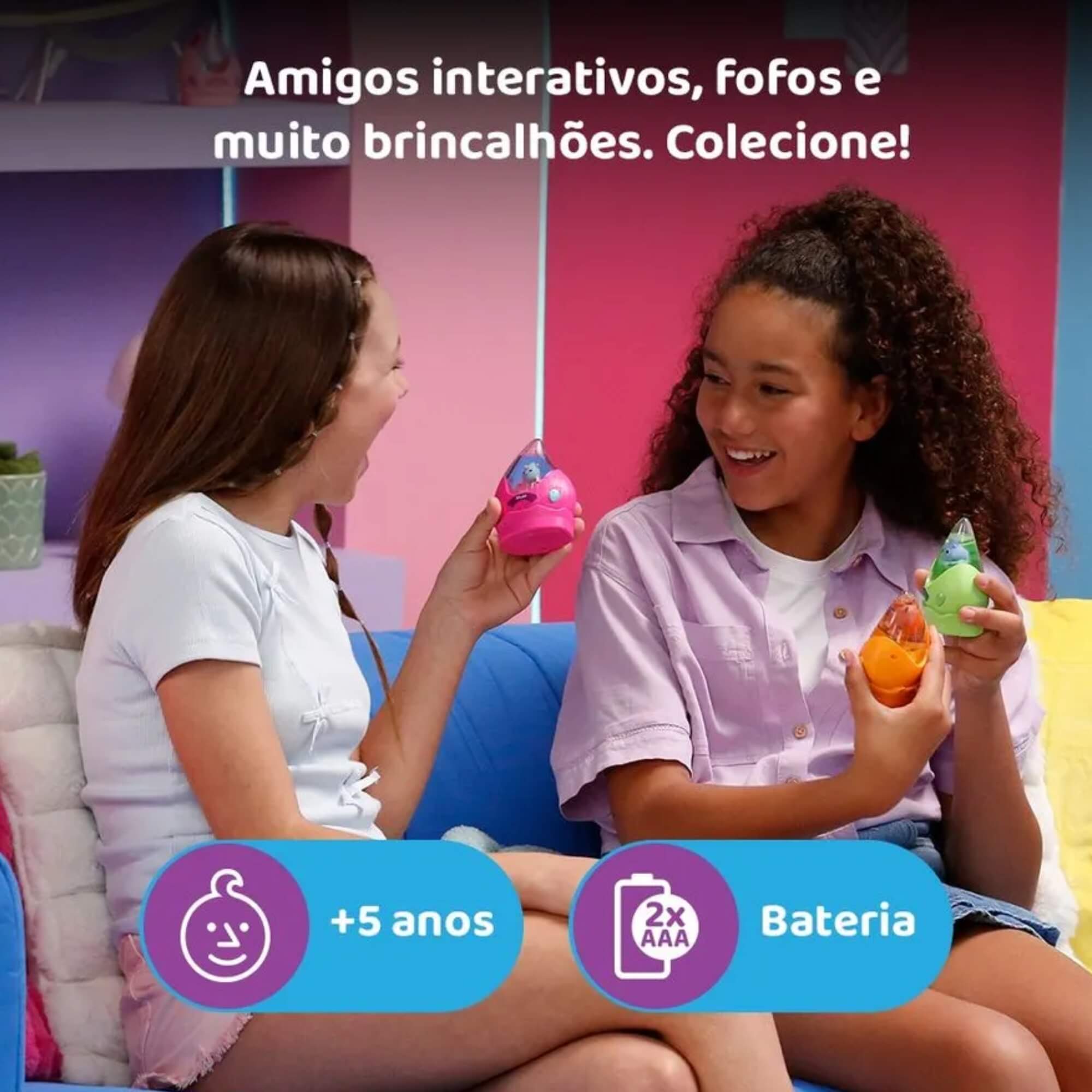 Brinquedo Infantil Aquapets Pet Interativo Sortido e Unitário Multikids - BR2501
