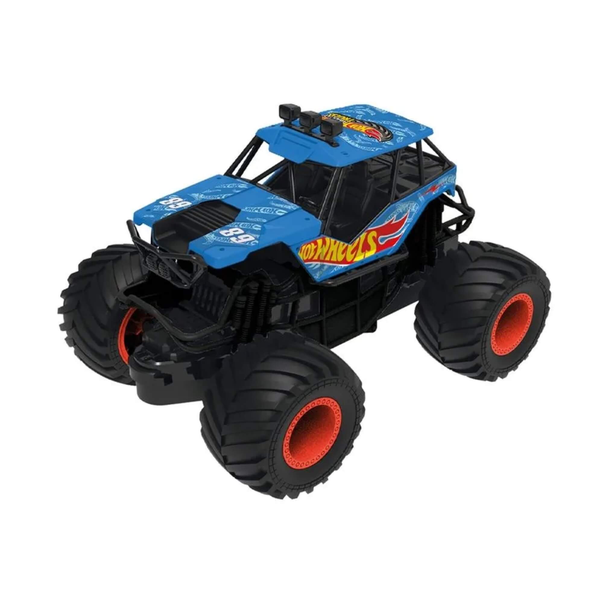 Brinquedo Infantil Caminhão Monstro Hot Wheels Luz e Som Multikids - BR2528