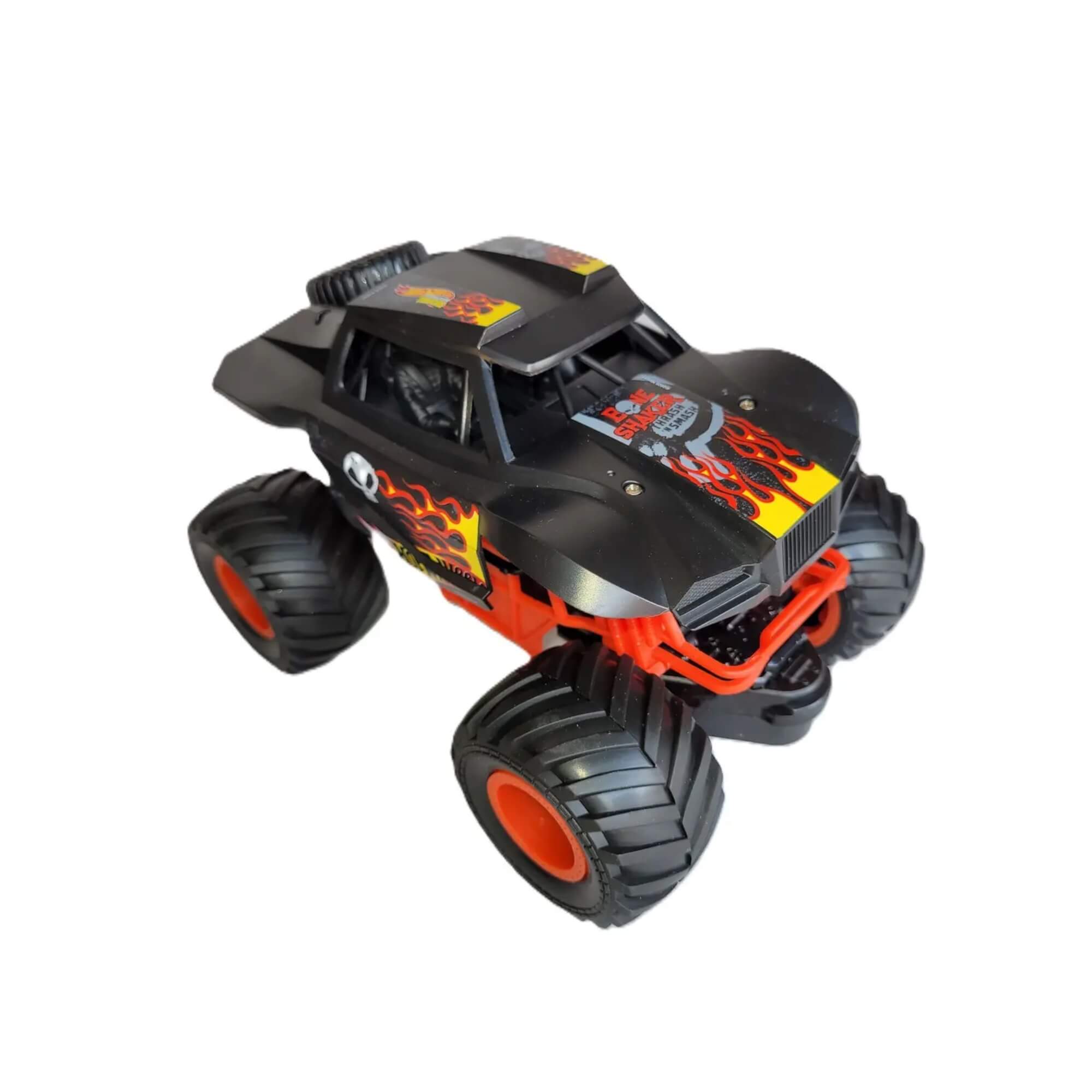 Brinquedo Infantil Hot Wheels Monster Truck Rocket 1:24 c/ Luz e Som Multikids - BR2529