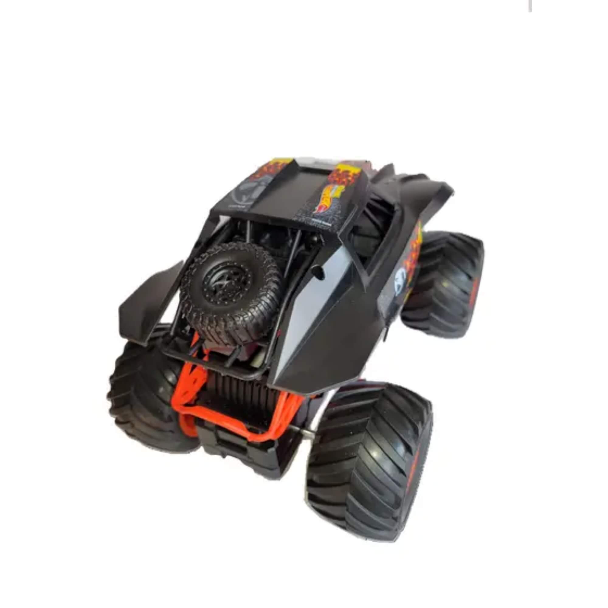 Brinquedo Infantil Hot Wheels Monster Truck Rocket 1:24 c/ Luz e Som Multikids - BR2529