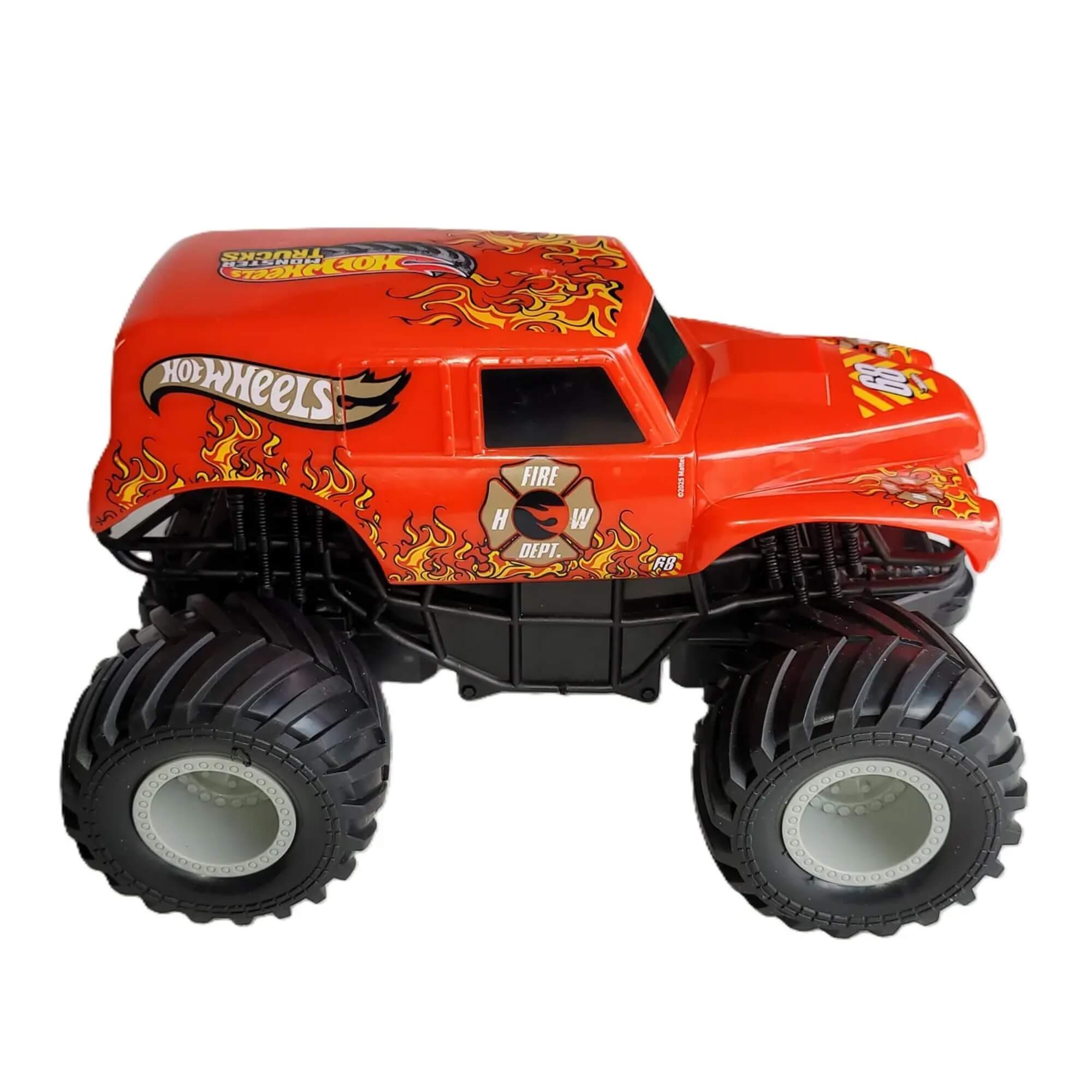 Brinquedo Infantil Hot Wheels Monster Truck Titan 1:24 c/ Luz e Som Multikids - BR2530