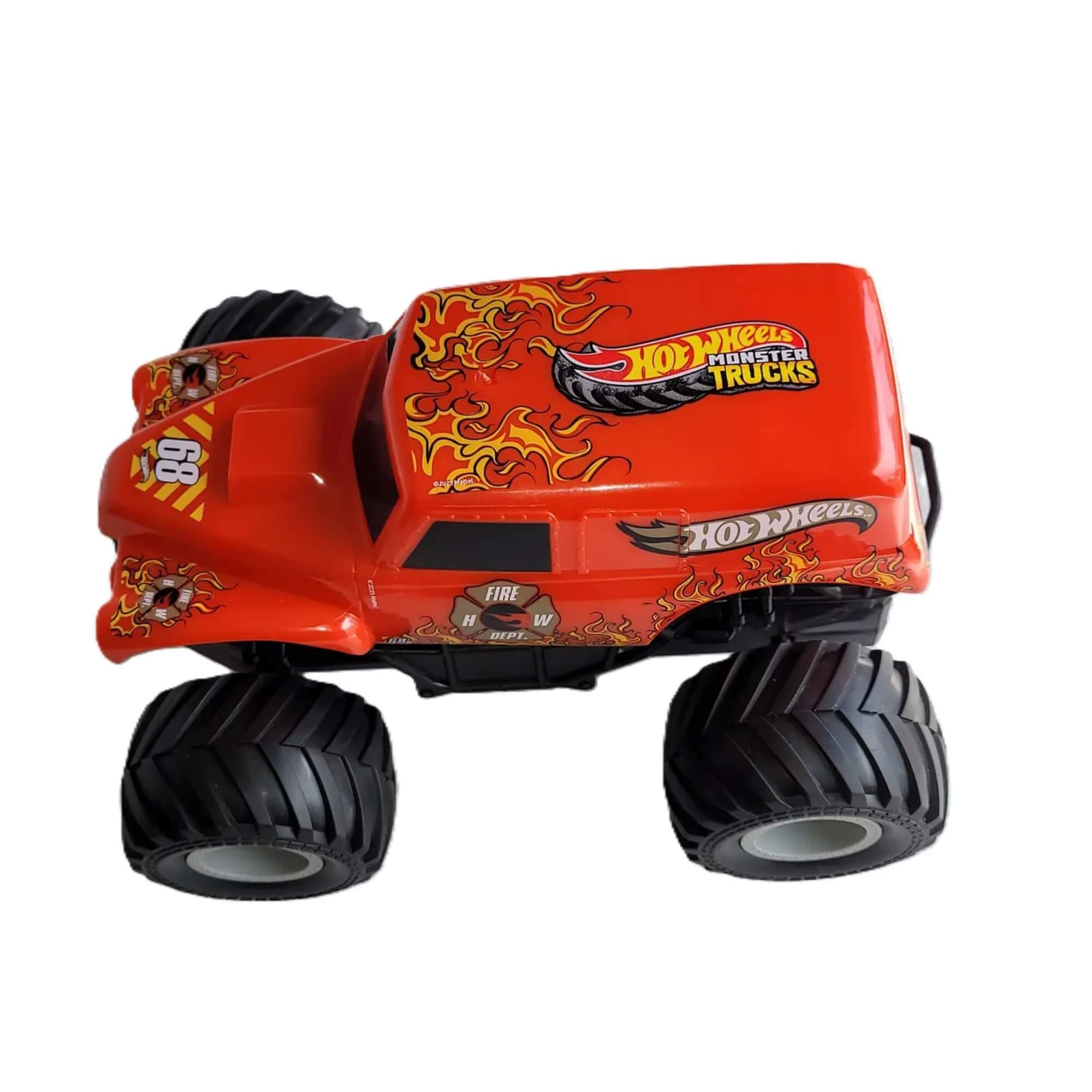 Brinquedo Infantil Hot Wheels Monster Truck Titan 1:24 c/ Luz e Som Multikids - BR2530