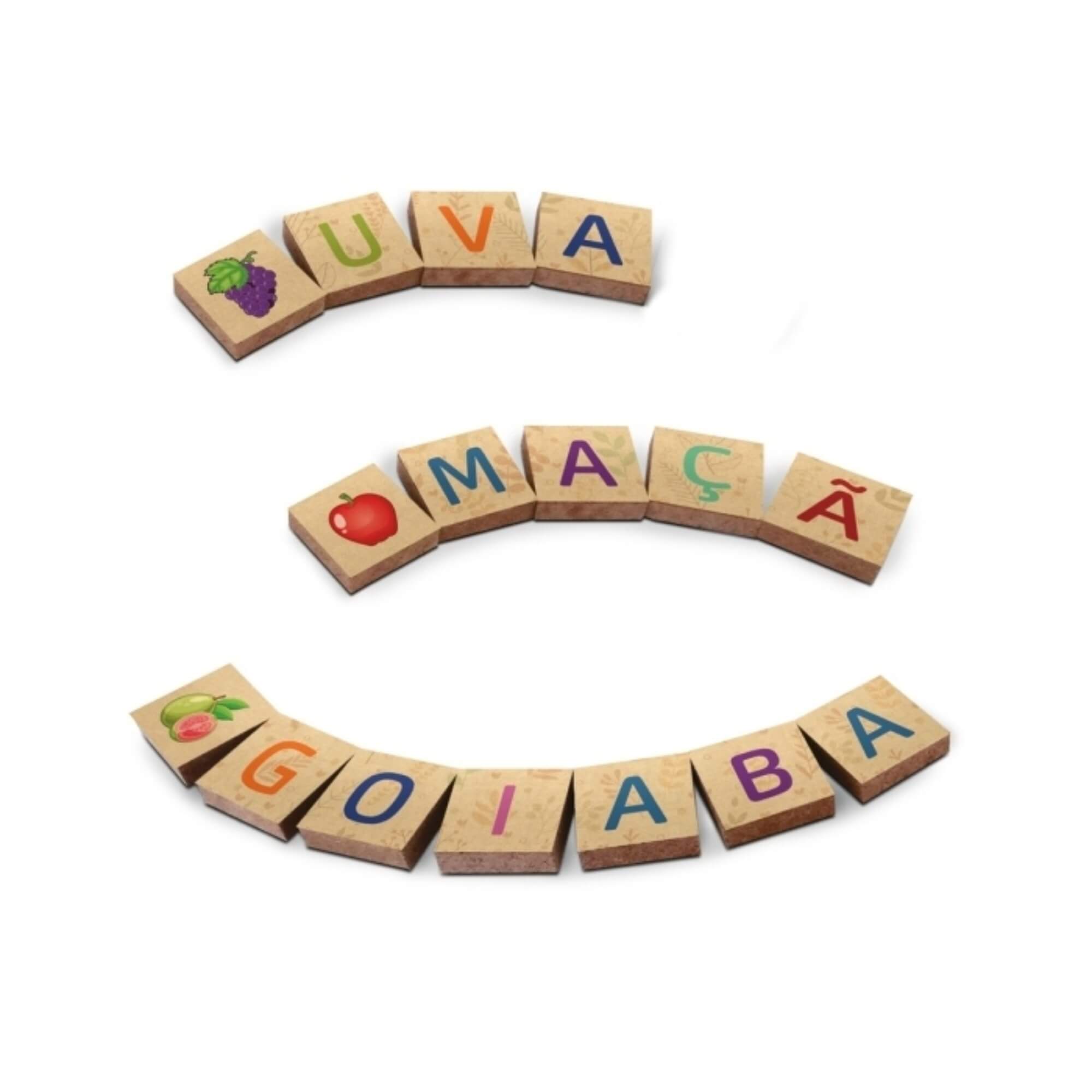 Jogo Infantil Educativo Formar Palavras Frutas Sopecca - DS712
