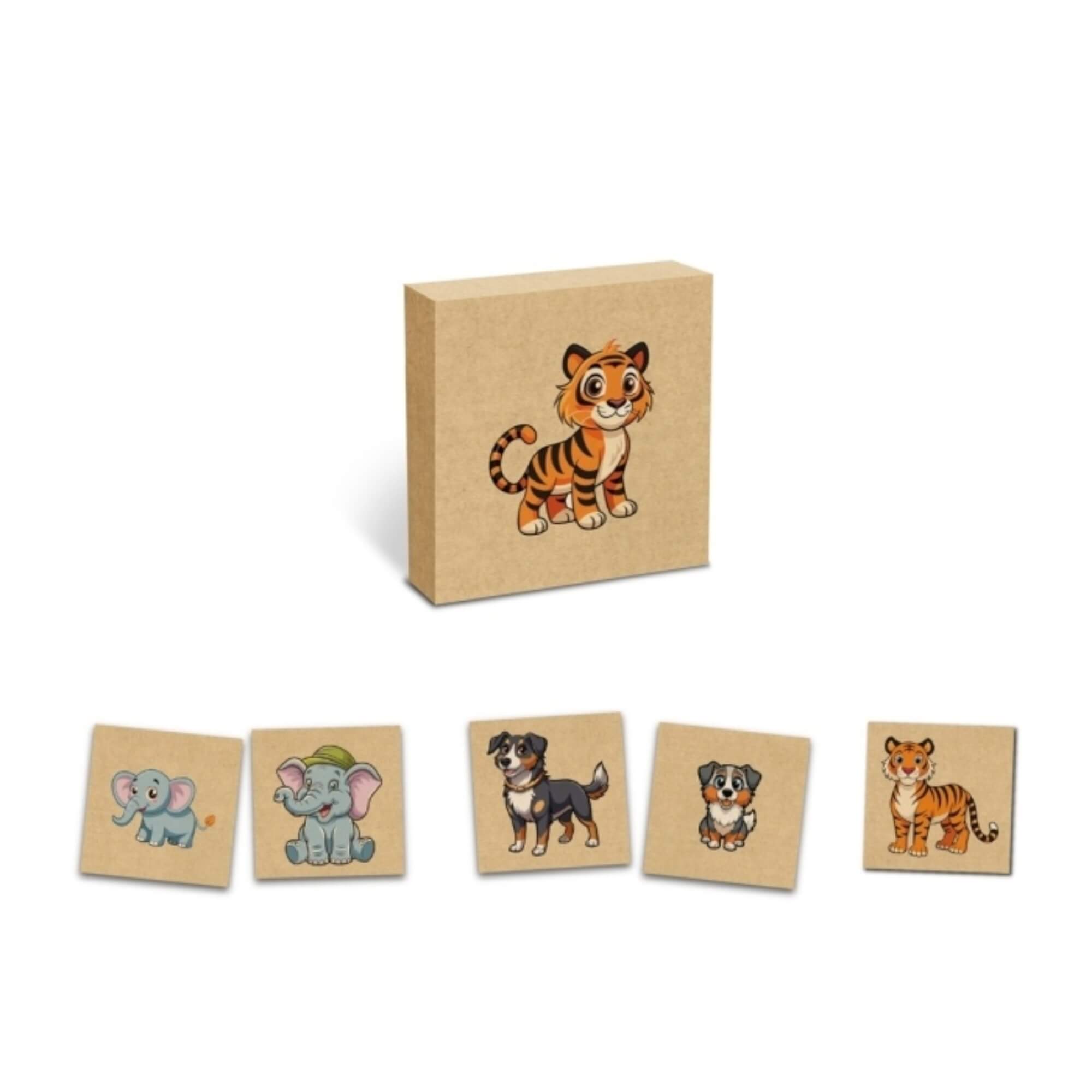 Jogo da Memória Infantil Memória Animais e Filhote Sopecca - ES29