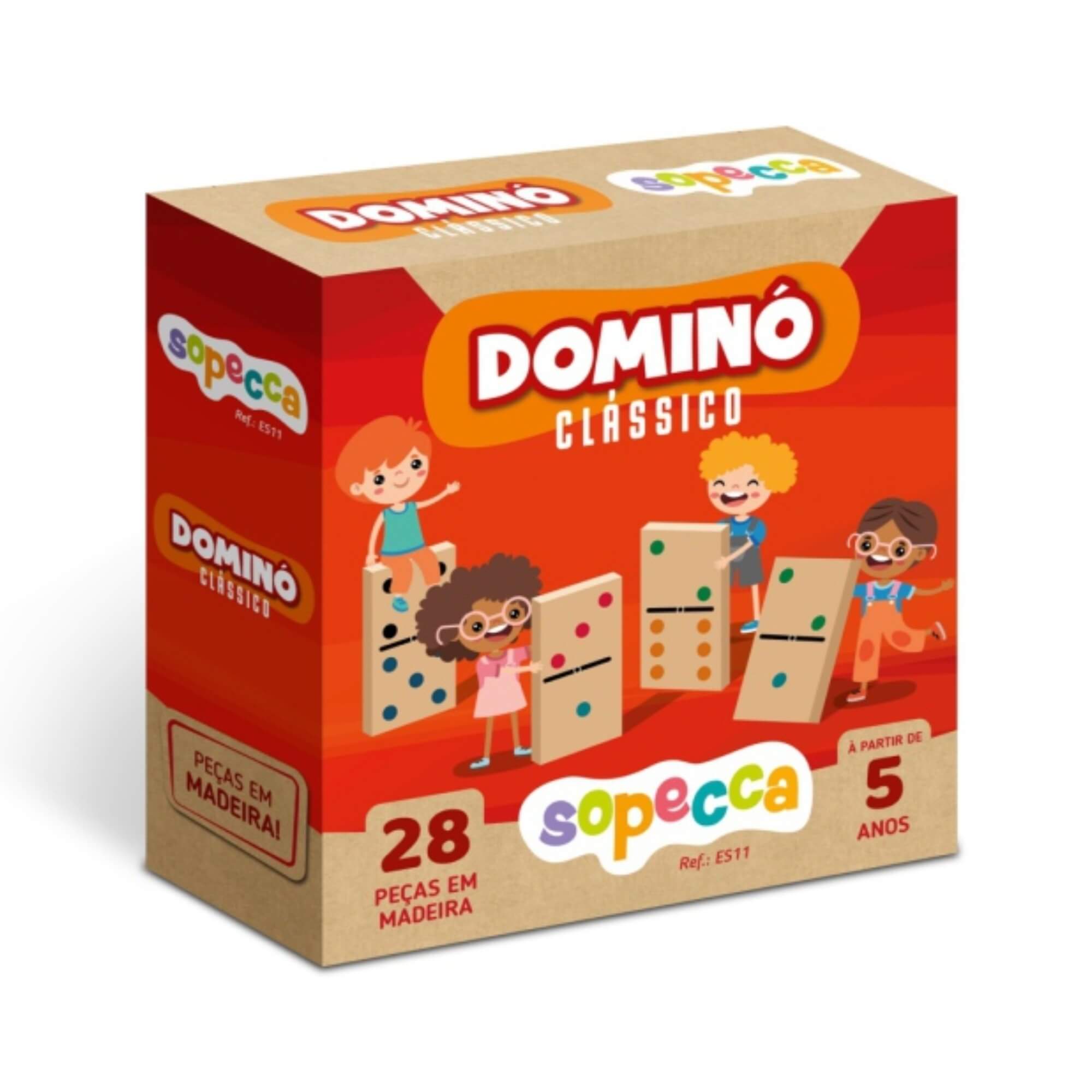 Jogo Infantil Dominó Clássico Sopecca - ES11