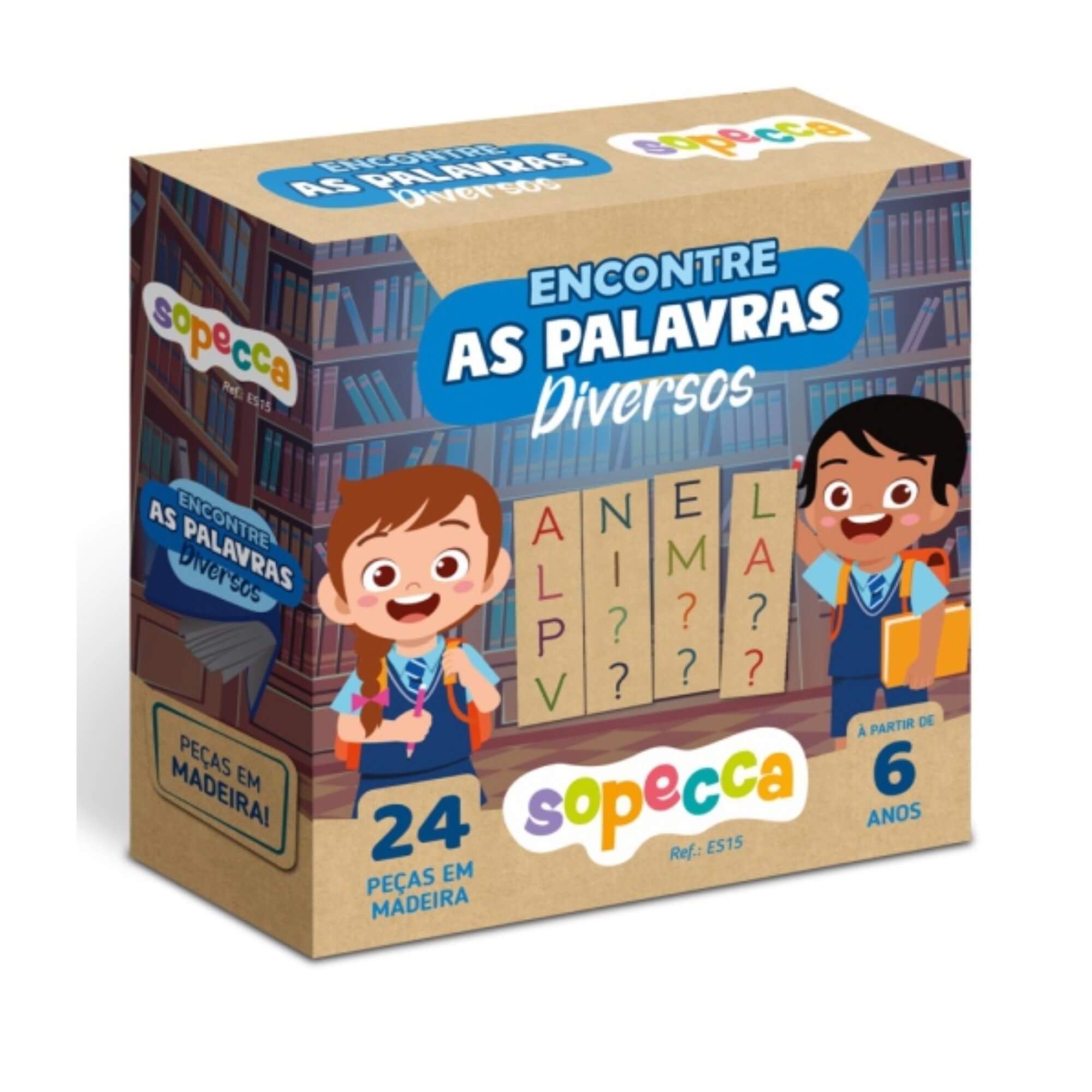 Jogo Infantil Educativo Encontre as Palavras Diversos Sopecca - ES15
