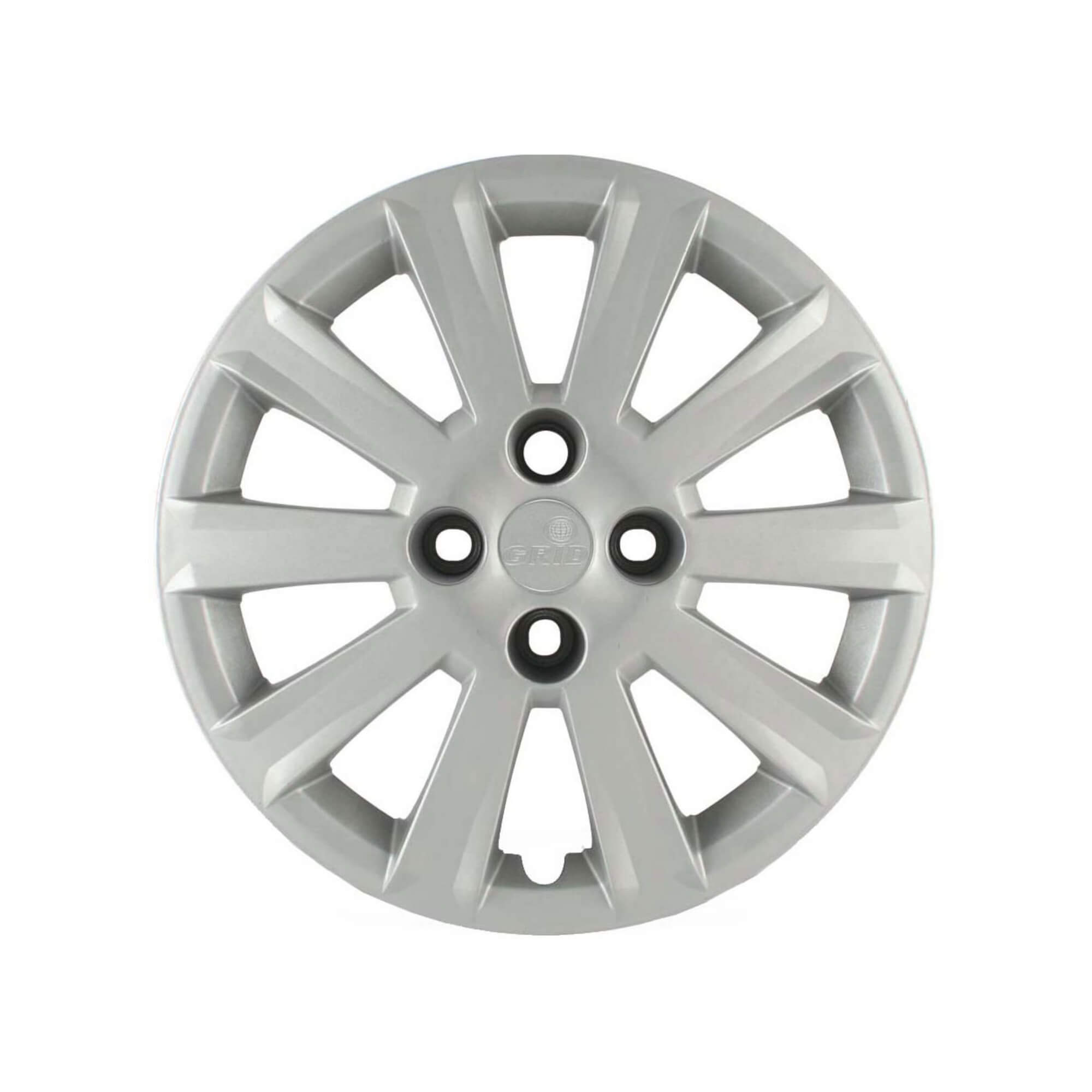 Calota Aro 15" Prata Modelo Gol/Voyage Confortline G5 11/12 Jogo c/ 4 Calotas Grid - 018CP-PTA-E