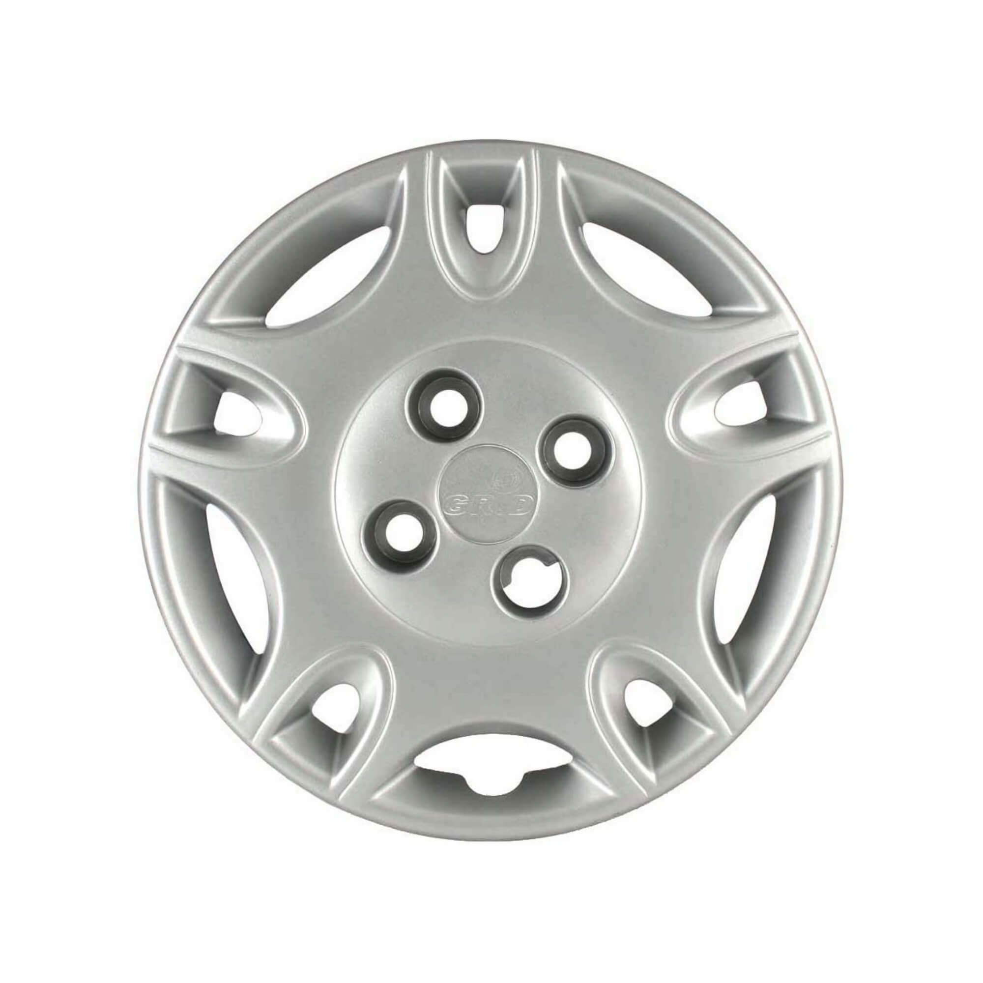 Calota Aro 13" cor Prata modelo Palio Fire 2004 Jogo c/ 4 Calotas Grid - 050CB-PTA-E