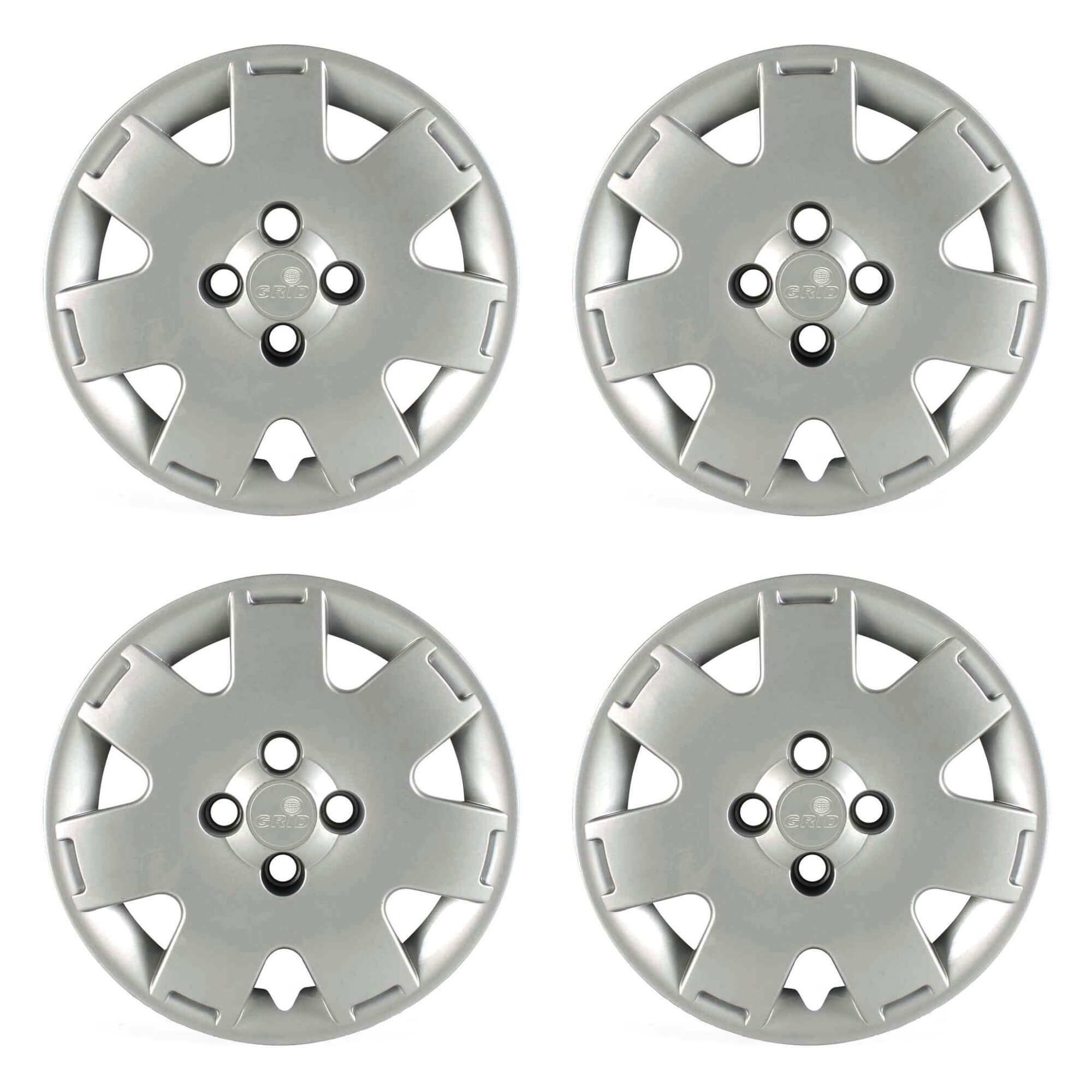 Calota Aro 14" cor Prata Modelo Gol/Parati G4 2006 Jogo c/ 4 Calotas Grid - 061CA-PTA-E