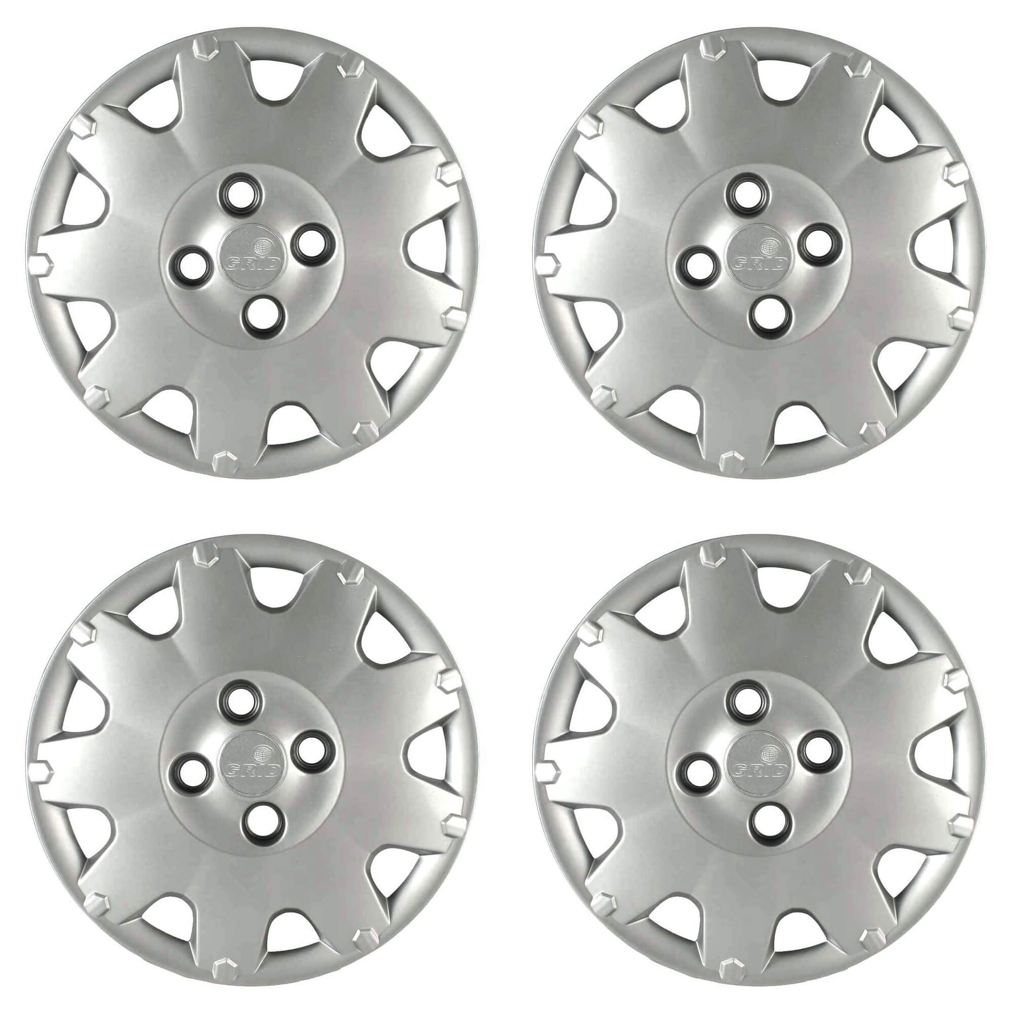 Calota Aro 13" cor Prata Modelo Celta/Prisma 06/12 Jogo c/ 4 Calotas Grid - 062CB-PTA-E