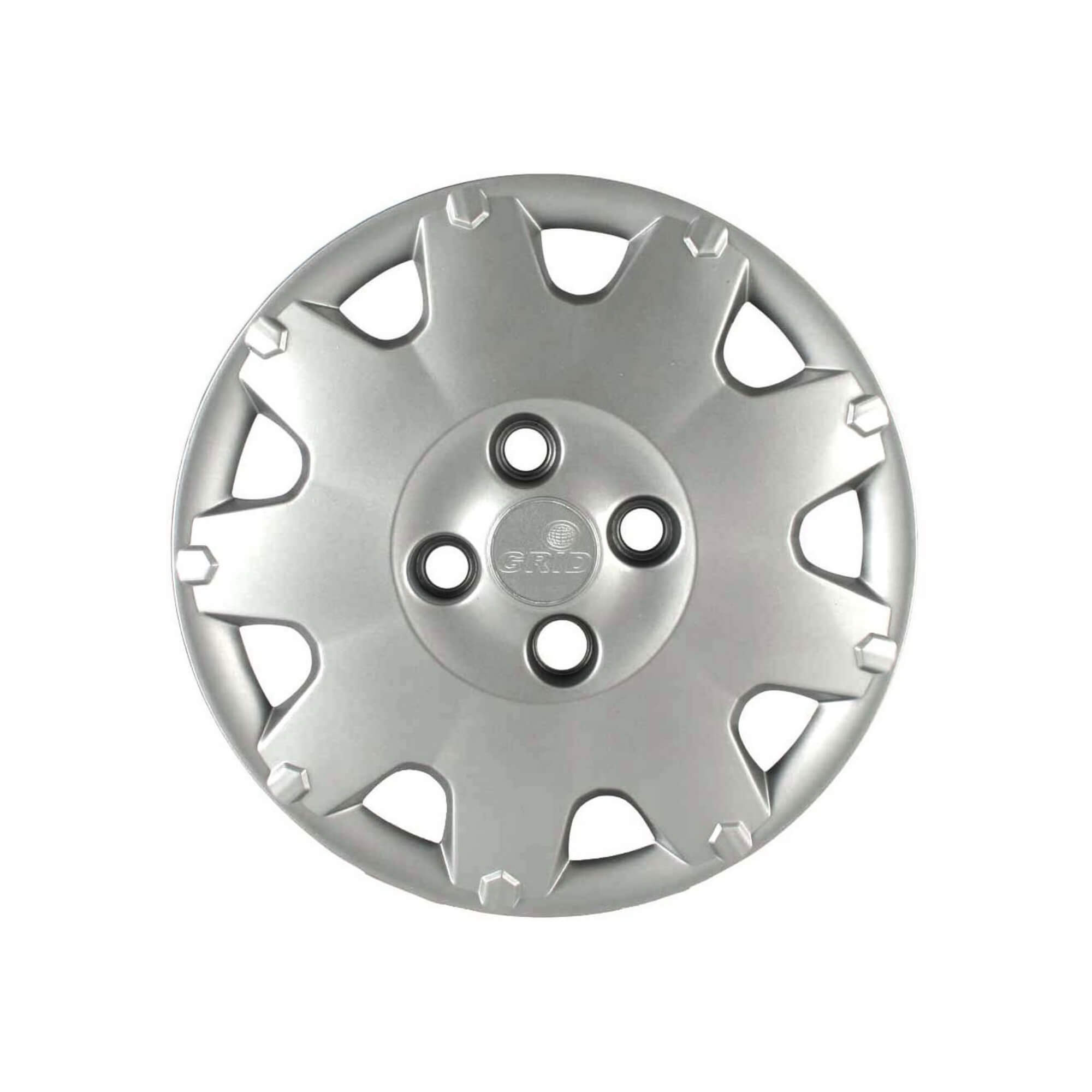 Calota Aro 13" cor Prata Modelo Celta/Prisma 06/12 Jogo c/ 4 Calotas Grid - 062CB-PTA-E