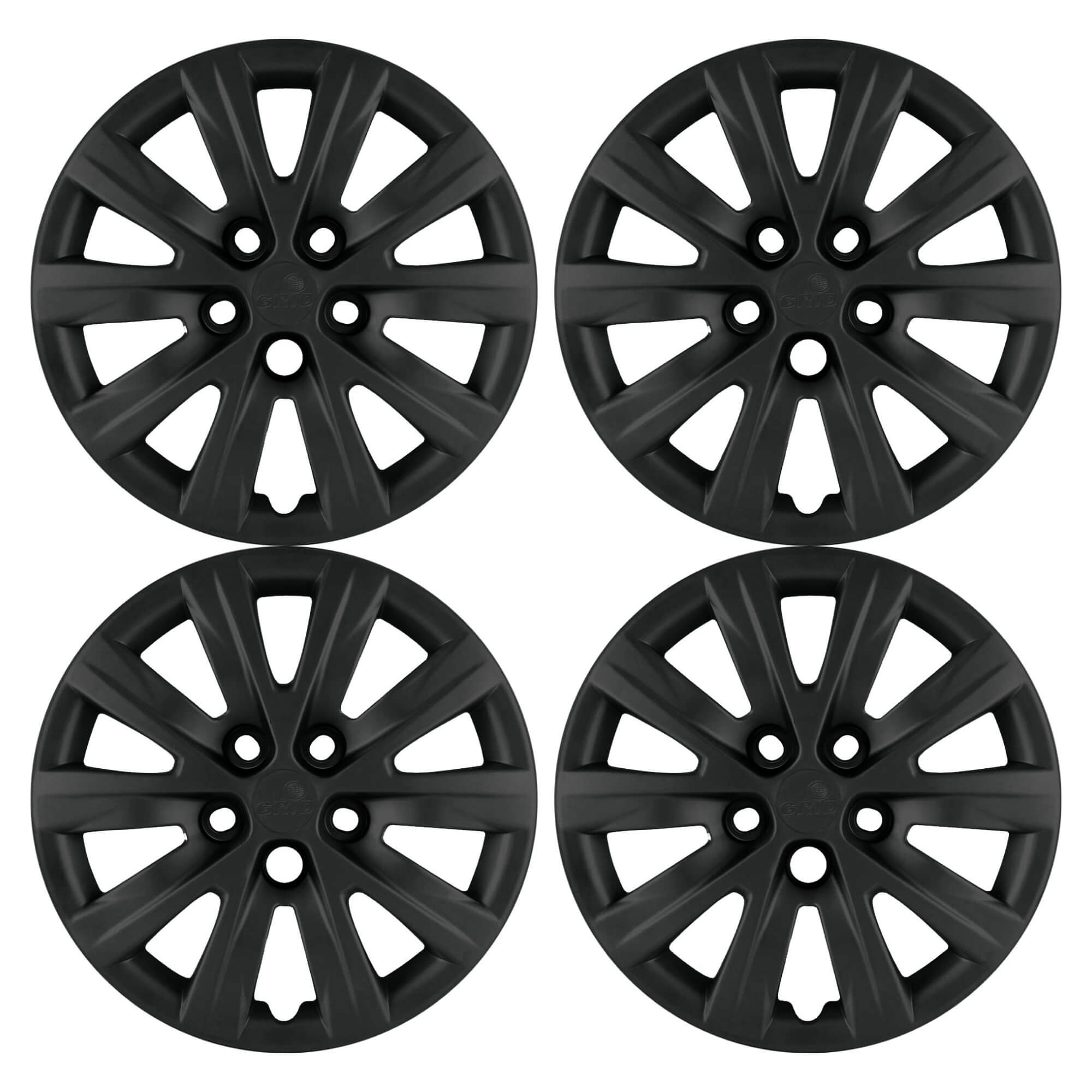 Calota Aro 15" cor Grafite Modelo Fox/Space/Polo 12/13 Jogo c/ 4 Calotas Grid - 078CP-GFT-E