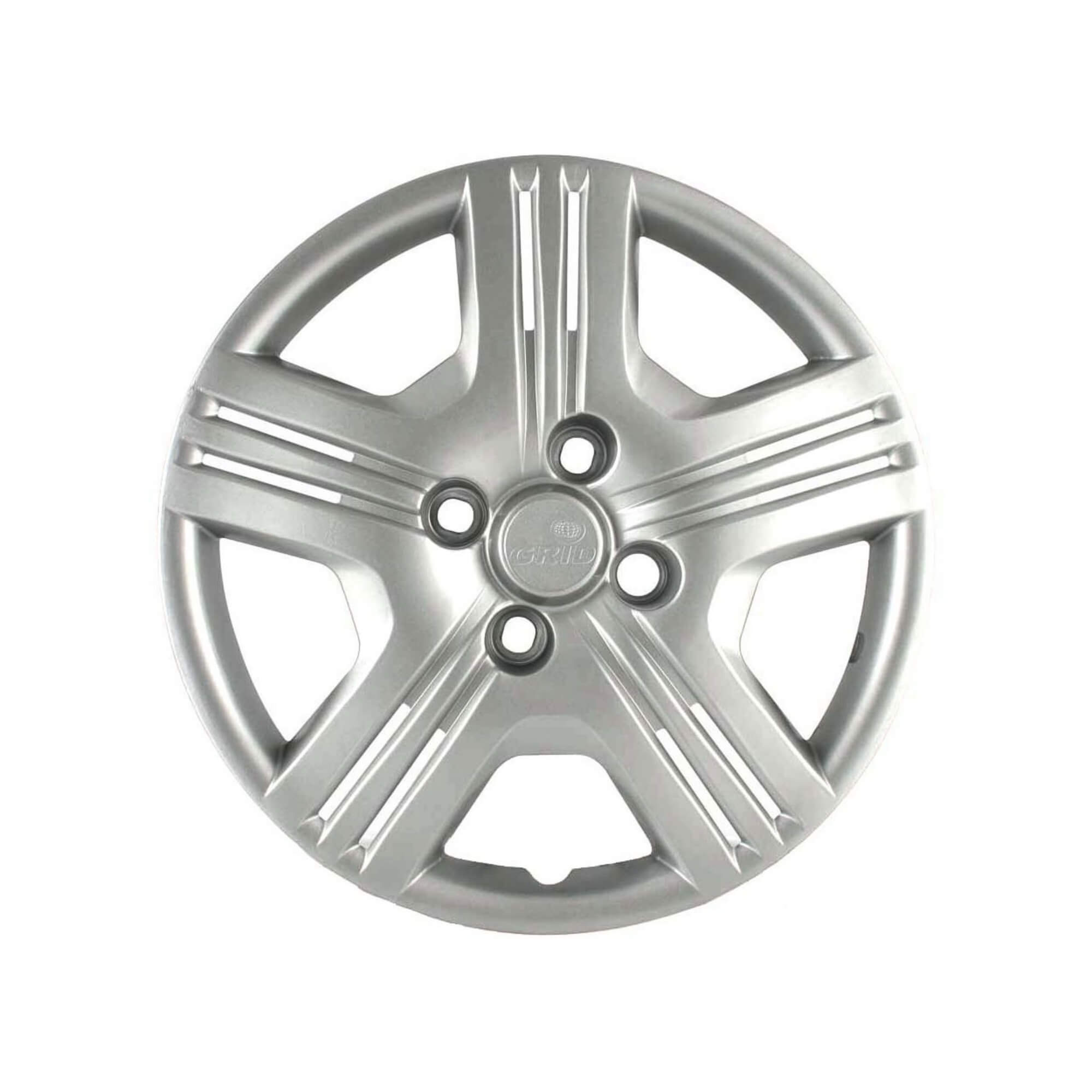 Calota Aro 15" cor Prata Modelo Fit/City 10/13 Jogo c/ 4 Calotas Grid - 089CP-PTA-E