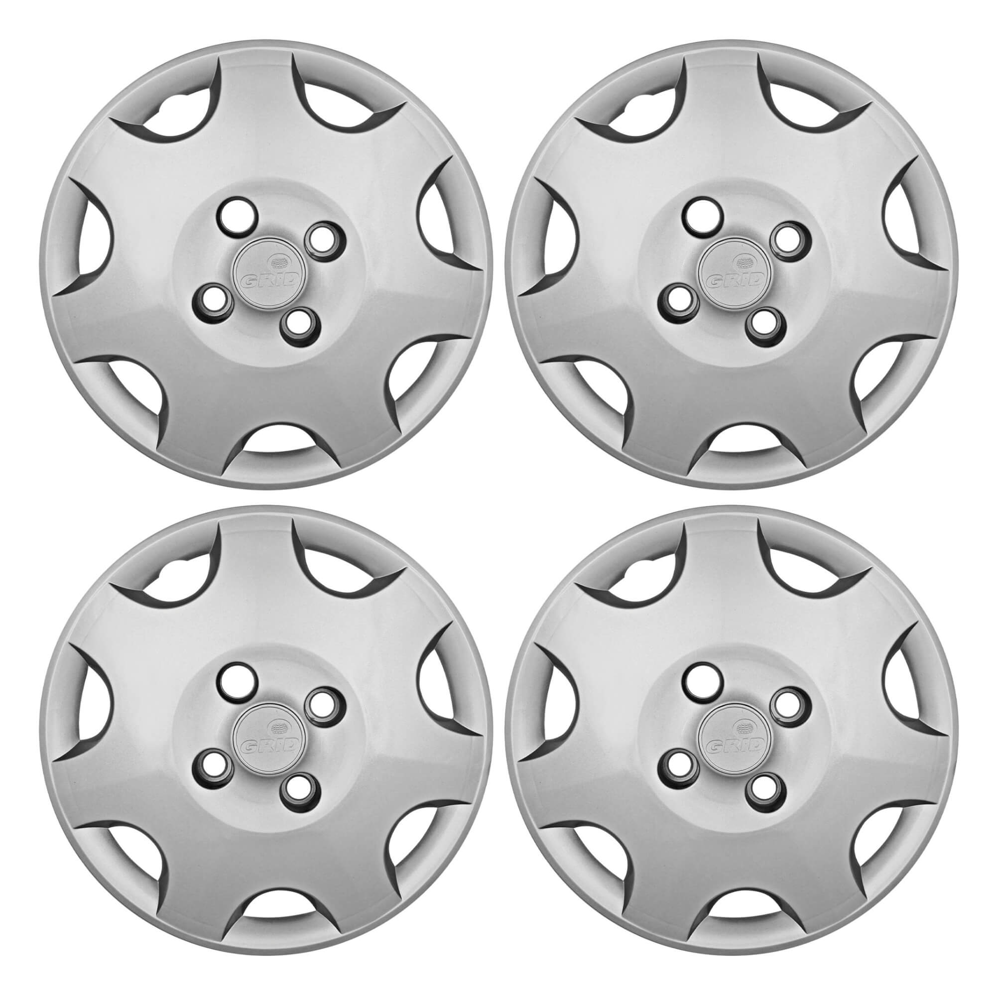 Calota Aro 13" cor Prata Modelo Celta 2006 Jogo c/ 4 Calotas Grid - 118CB-PTA-E