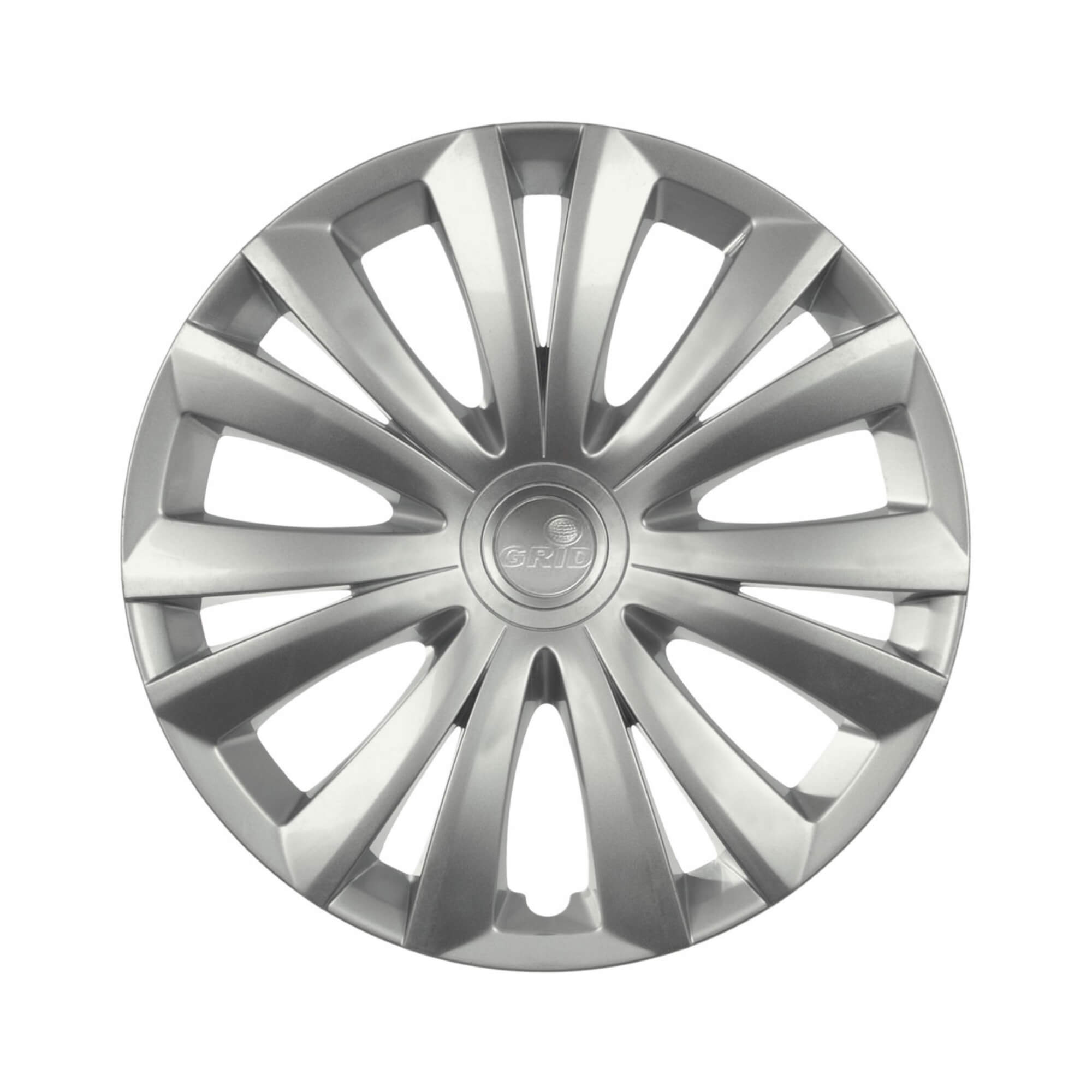 Calota Aro 14" cor Prata modelo C3/C4 14/15 Jogo c/ 4 Calotas Grid - 136AR-PTA-E