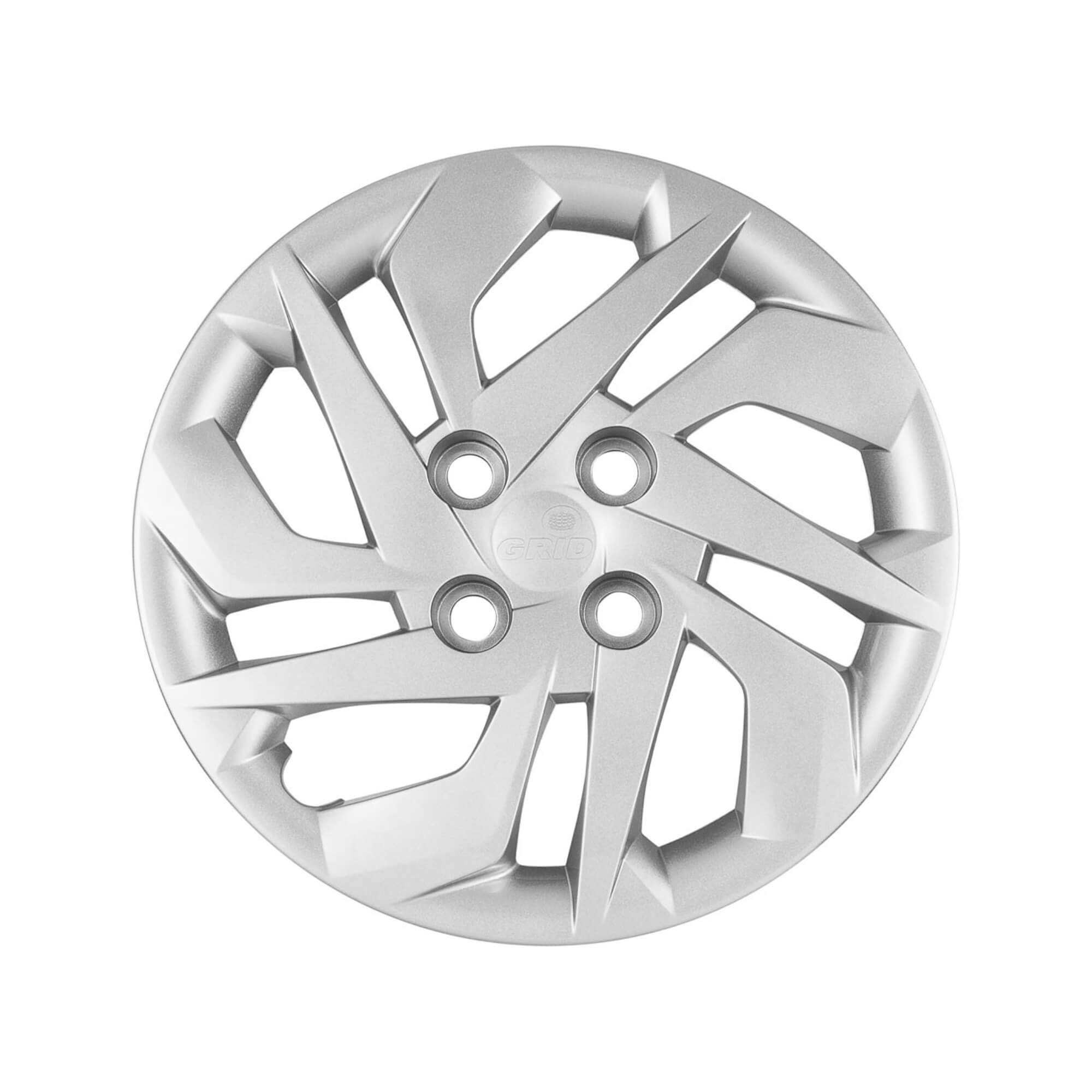 Calota Aro 14" cor Prata Modelo HB20 2020 Jogo c/ 4 Calotas Grid - 187CB-PTA-E