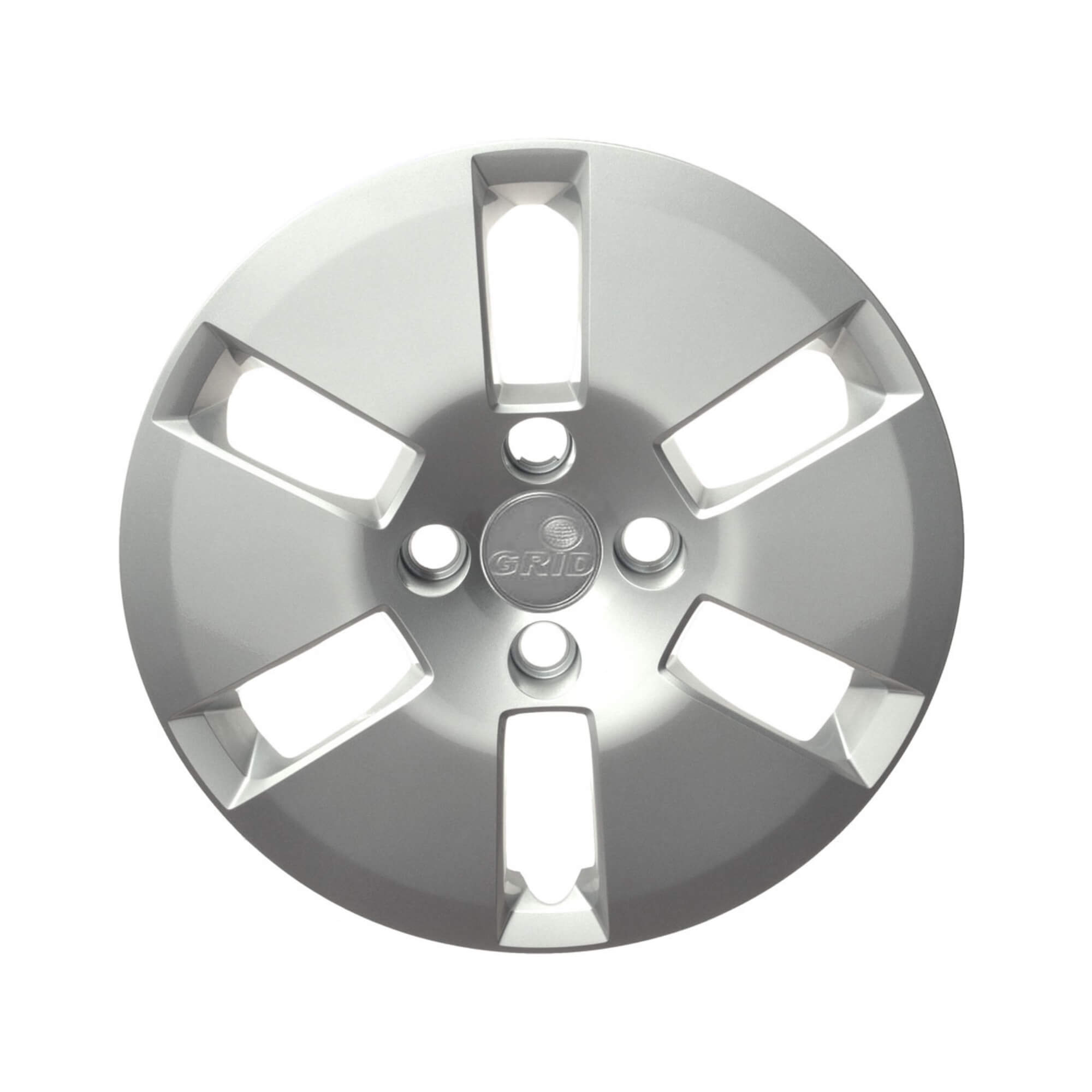 Calota Aro 14" cor Prata Modelo UP! 14/16 Jogo c/ 4 Calotas Grid - 188CB-PTA-E
