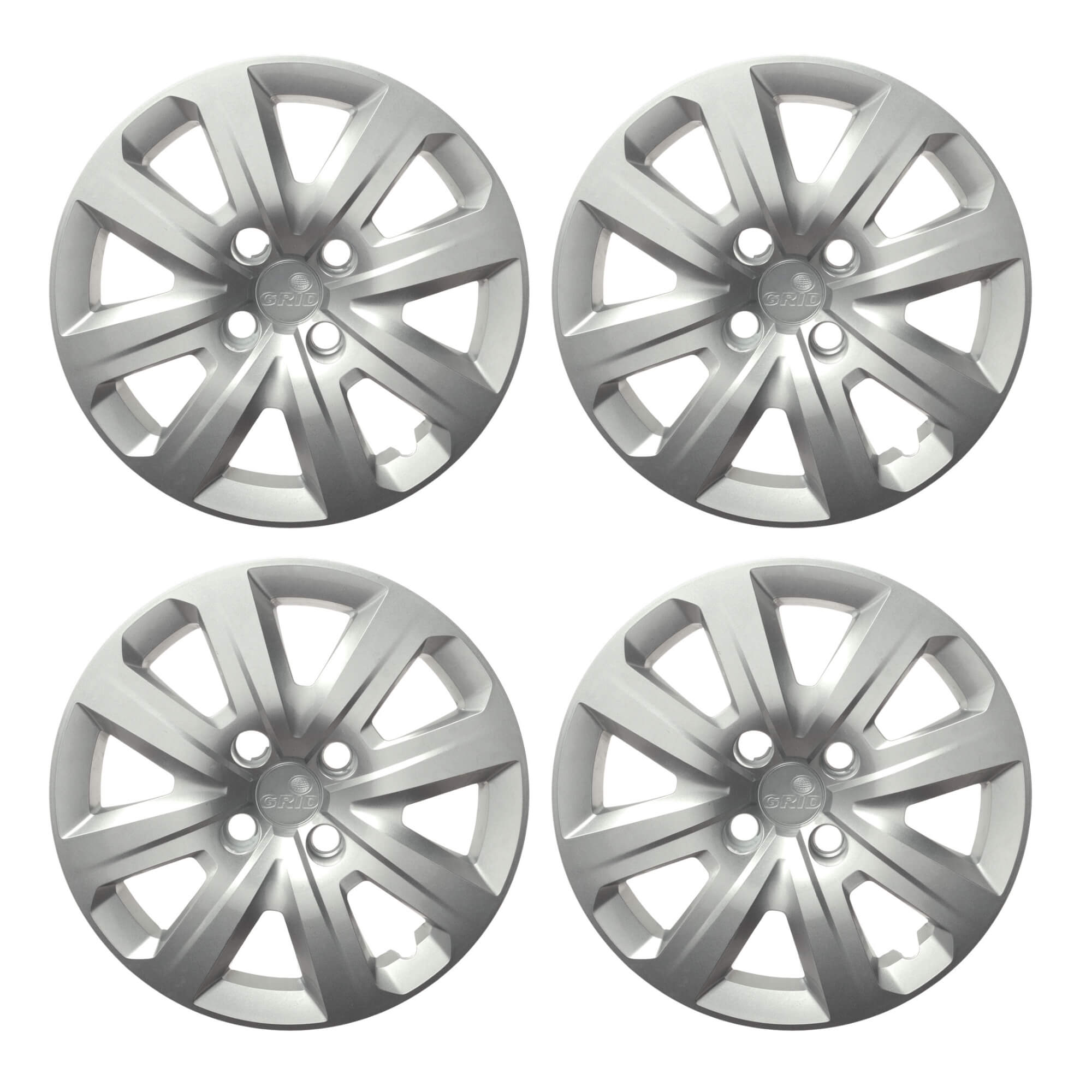 Calota Aro 14" cor Prata Modelo Saveiro 14/16 Jogo c/ 4 Calotas Grid - 190CA-PTA-E