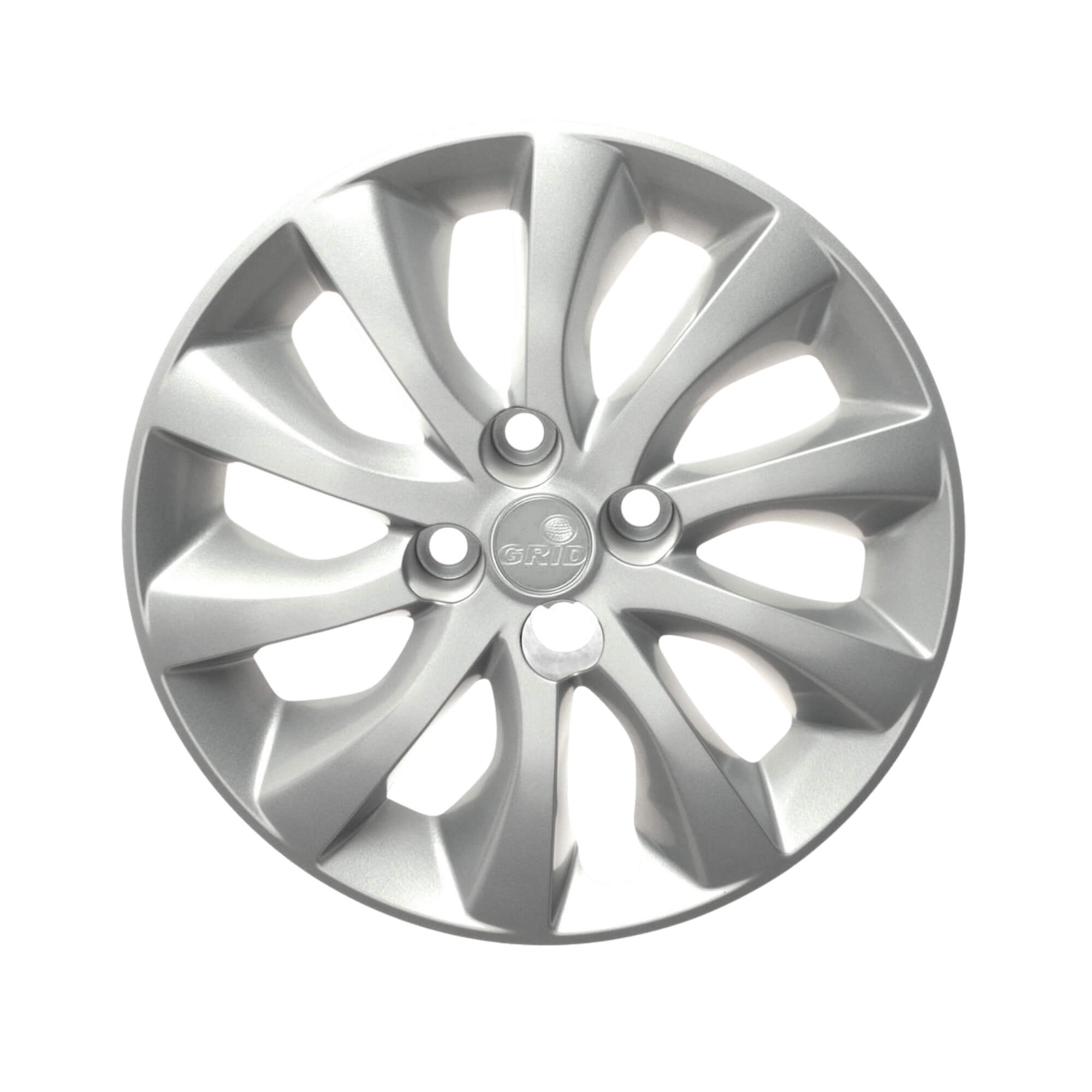 Calota Aro 15" cor Prata Modelo Idea 14/16 Jogo c/ 4 Calotas Grid - 225CP-PTA-E
