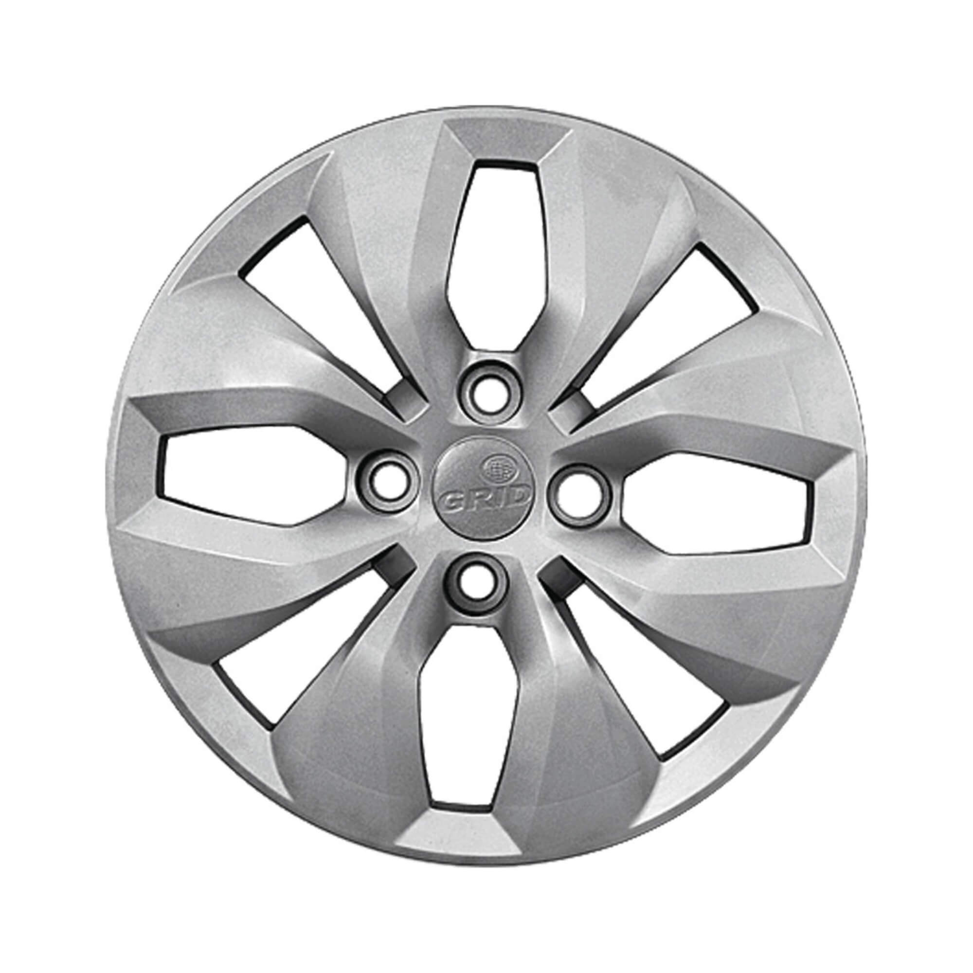 Calota Aro 14" cor Prata Modelo Gol/Voyage G6 14/16 Jogo c/ 4 Calotas Grid - 241CA-PTA-E