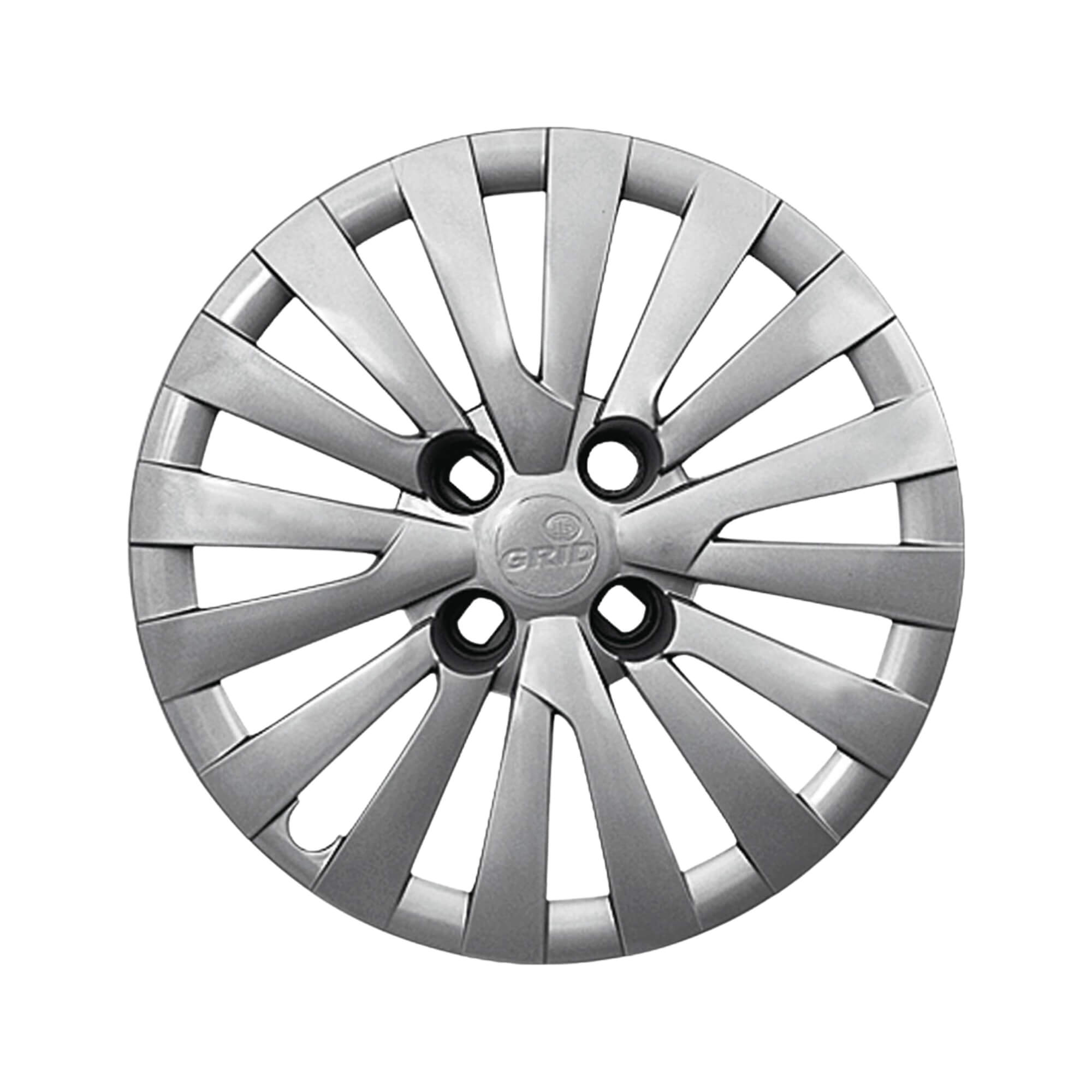 Calota Aro 15" cor Prata modelo Gol/Voyage G5/G6 15/16 Jogo c/ 4 Calotas Grid - 242CP-PTA-E