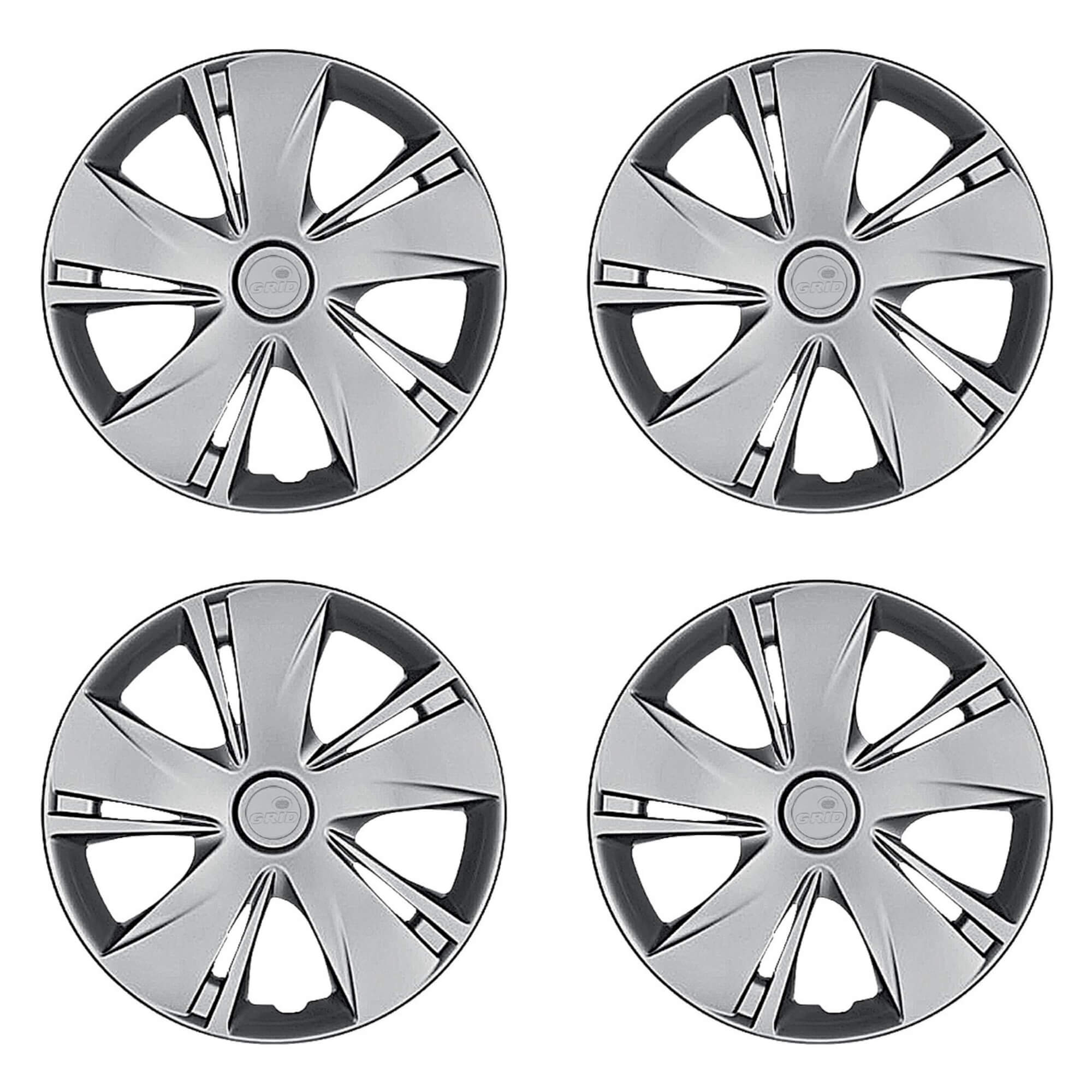 Calota Aro 14" cor Prata Modelo New March 15/18 Jogo c/ 4 Calotas Grid - 451AR-PTA-E