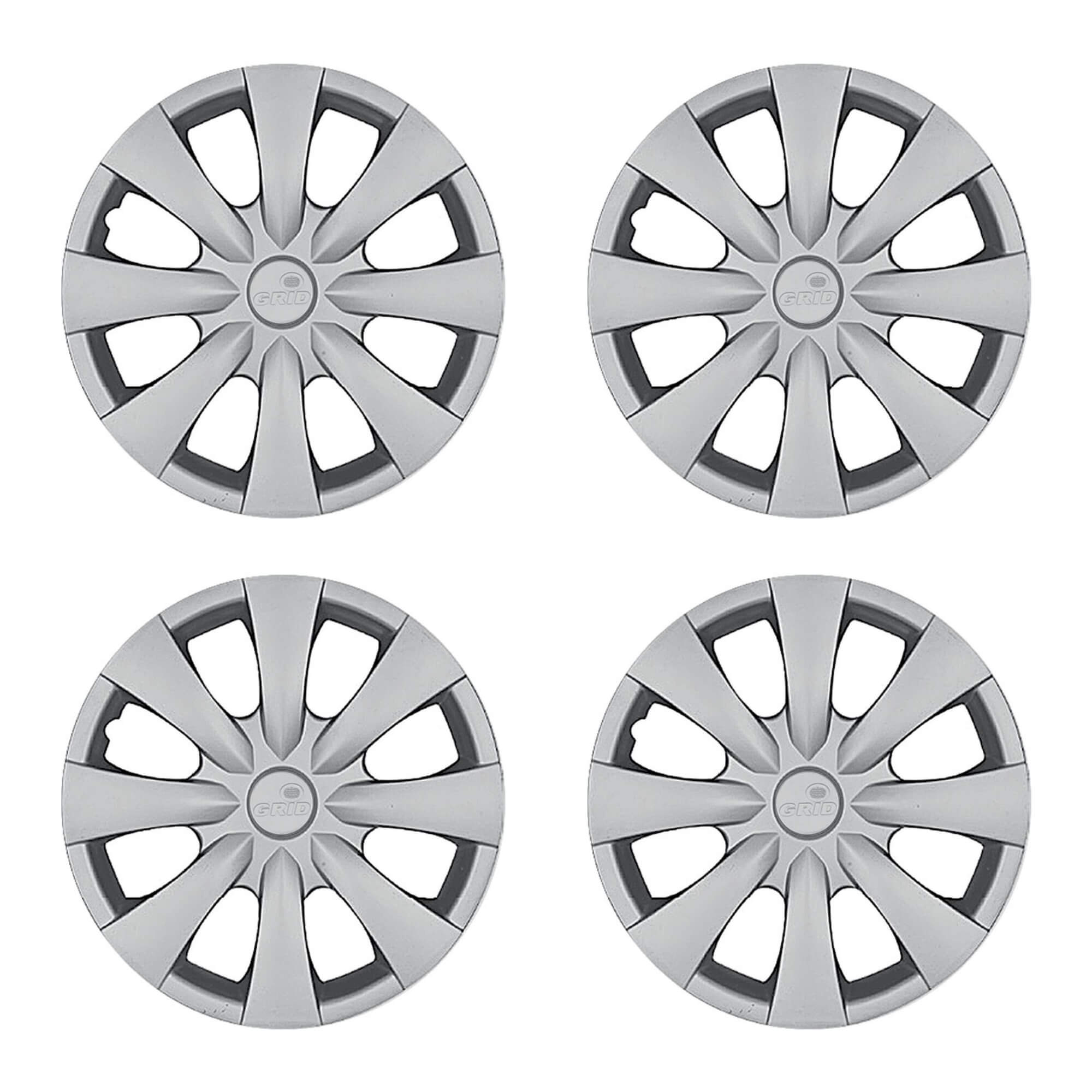Calota Aro 15" cor Prata Modelo Corolla 2010 Jogo c/ 4 Calotas Grid - 460AR-PTA-E