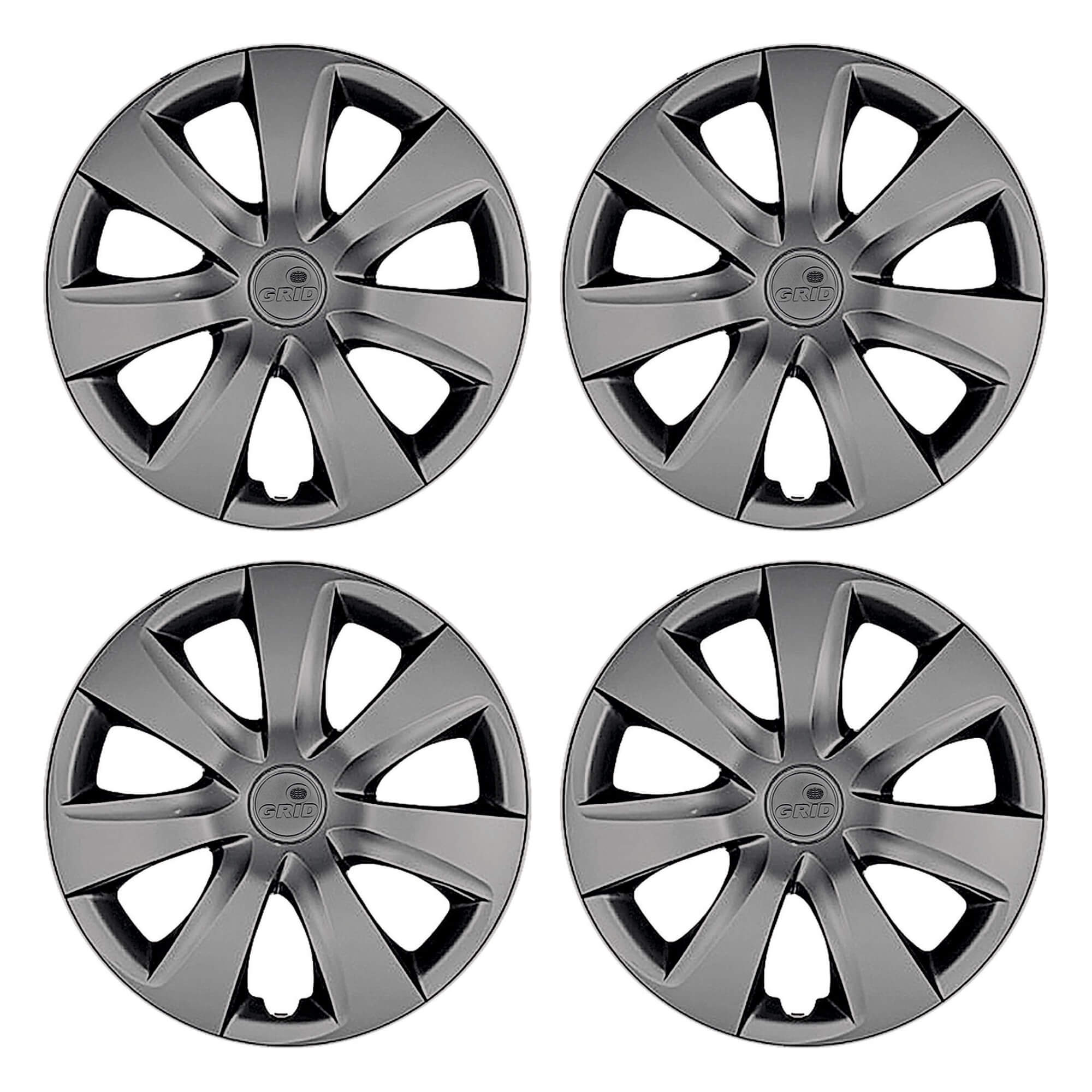 Calota Aro 14" cor Grafite modelo Etios 14/15 Jogo c/ 4 Calotas Grid - 461AR-GFT-E