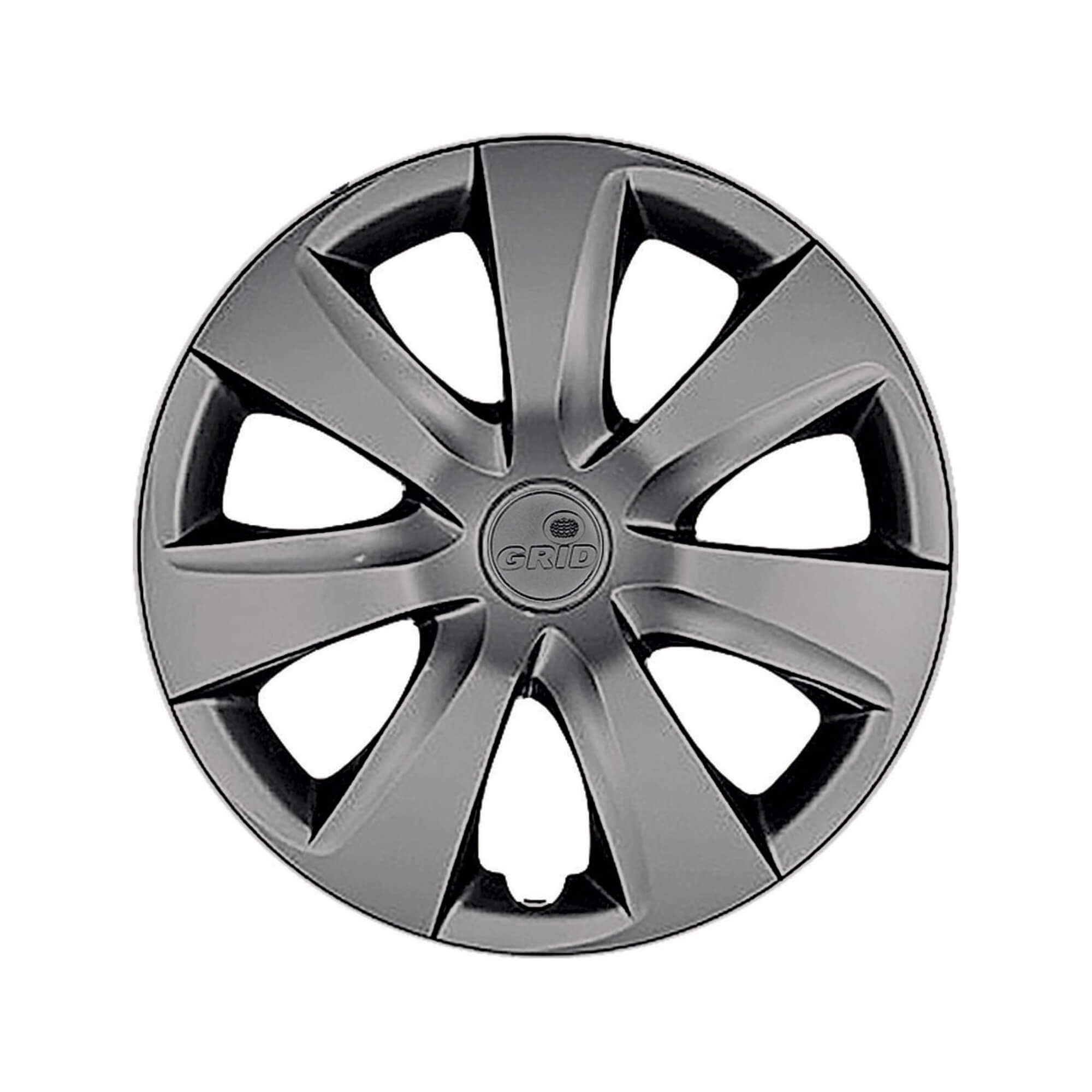 Calota Aro 14" cor Grafite modelo Etios 14/15 Jogo c/ 4 Calotas Grid - 461AR-GFT-E