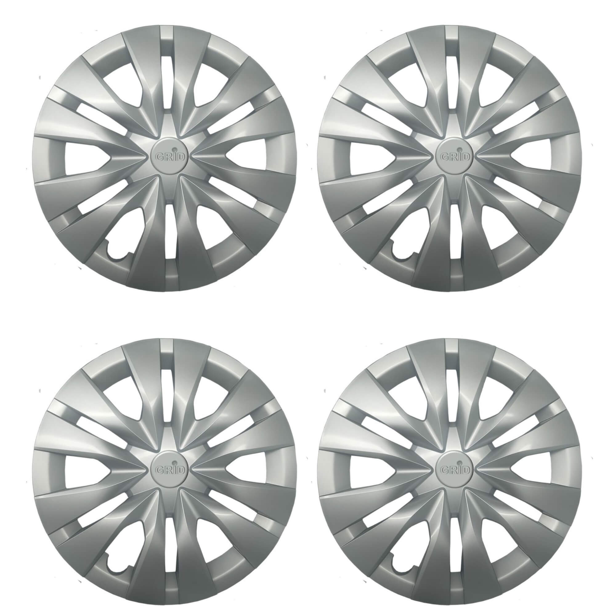 Calota Aro 15" cor Prata Modelo Yaris 2023 Jogo c/ 4 Calotas Grid - 463AR-PTA-E