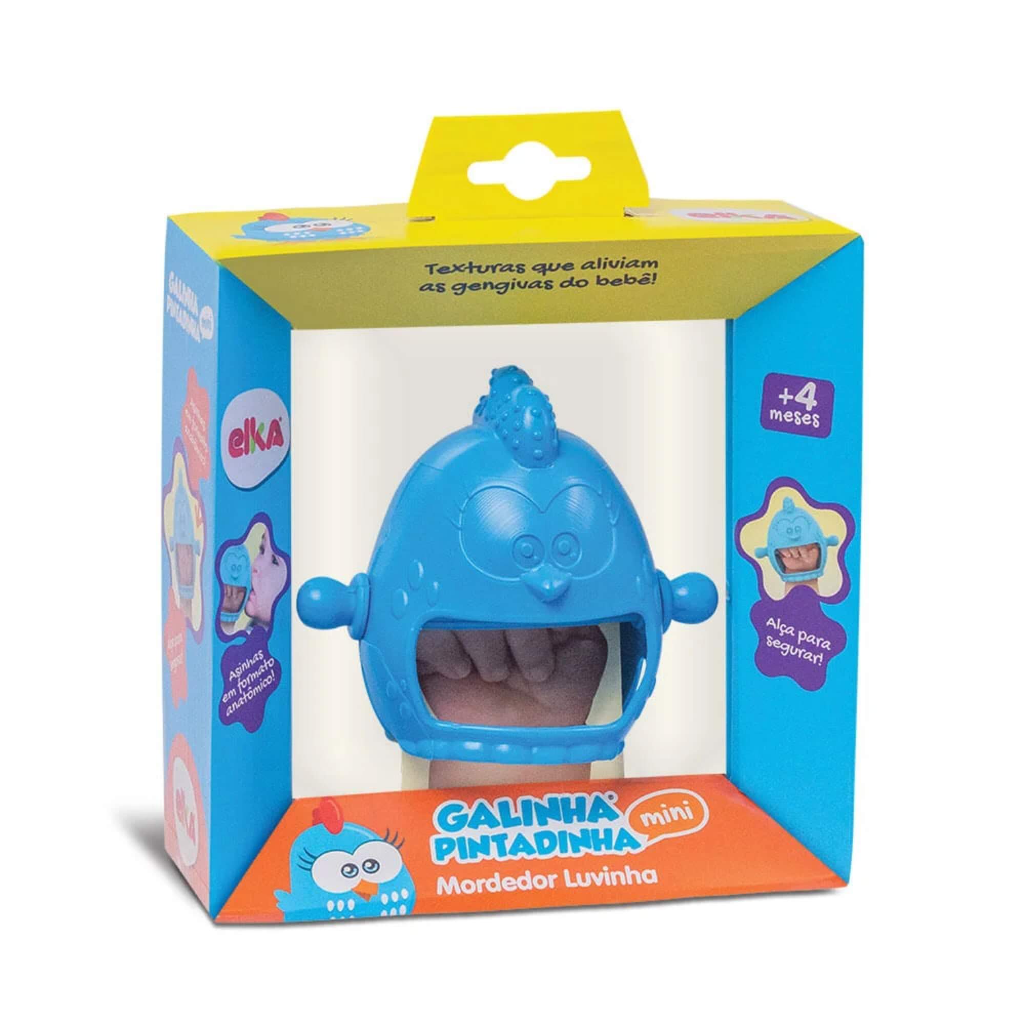 Mordedor Luvinha - Galinha Pintadinha +4 meses Elka - 1237