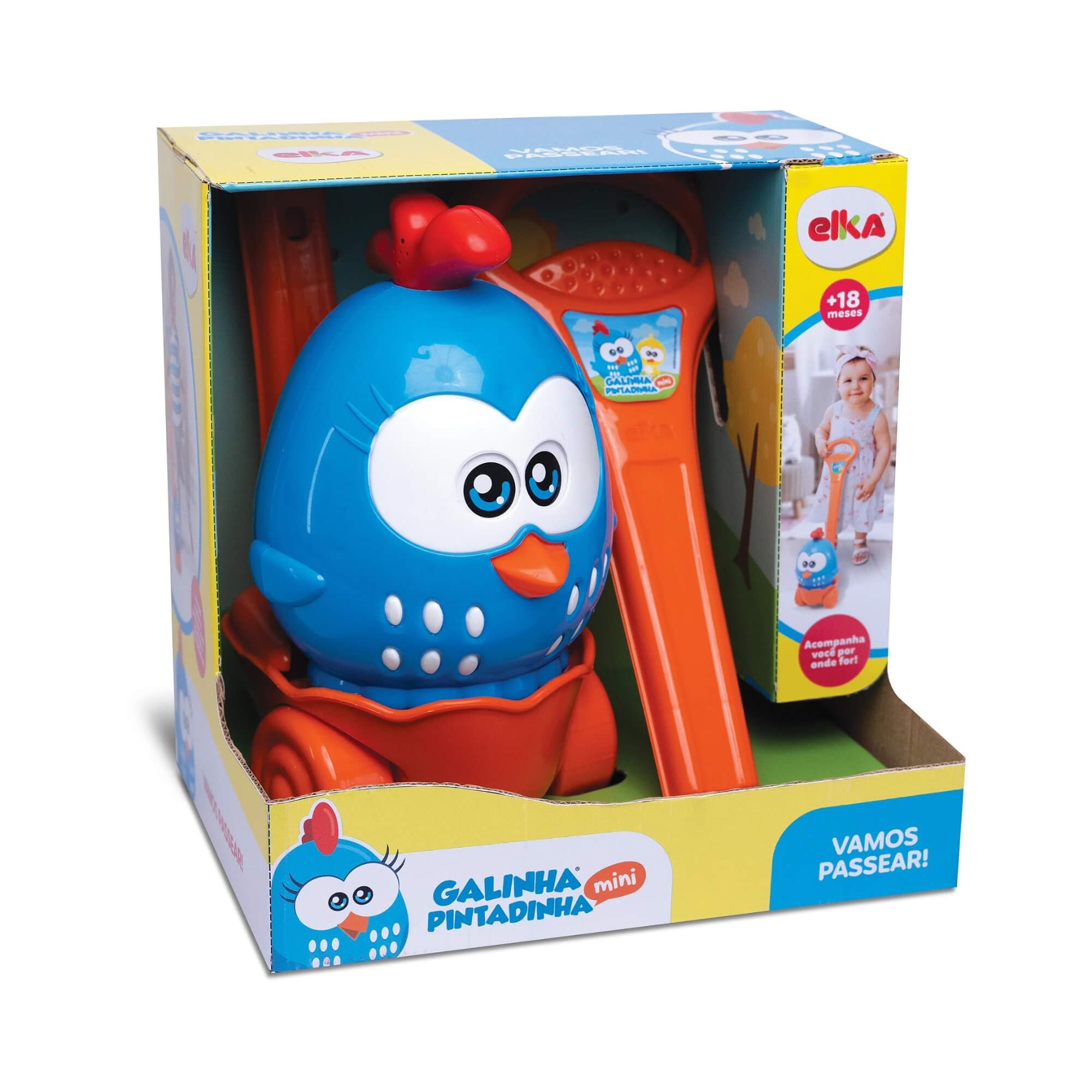 Brinquedo Infantil Vamos Passear Galinha Pintadinha Elka - 1303