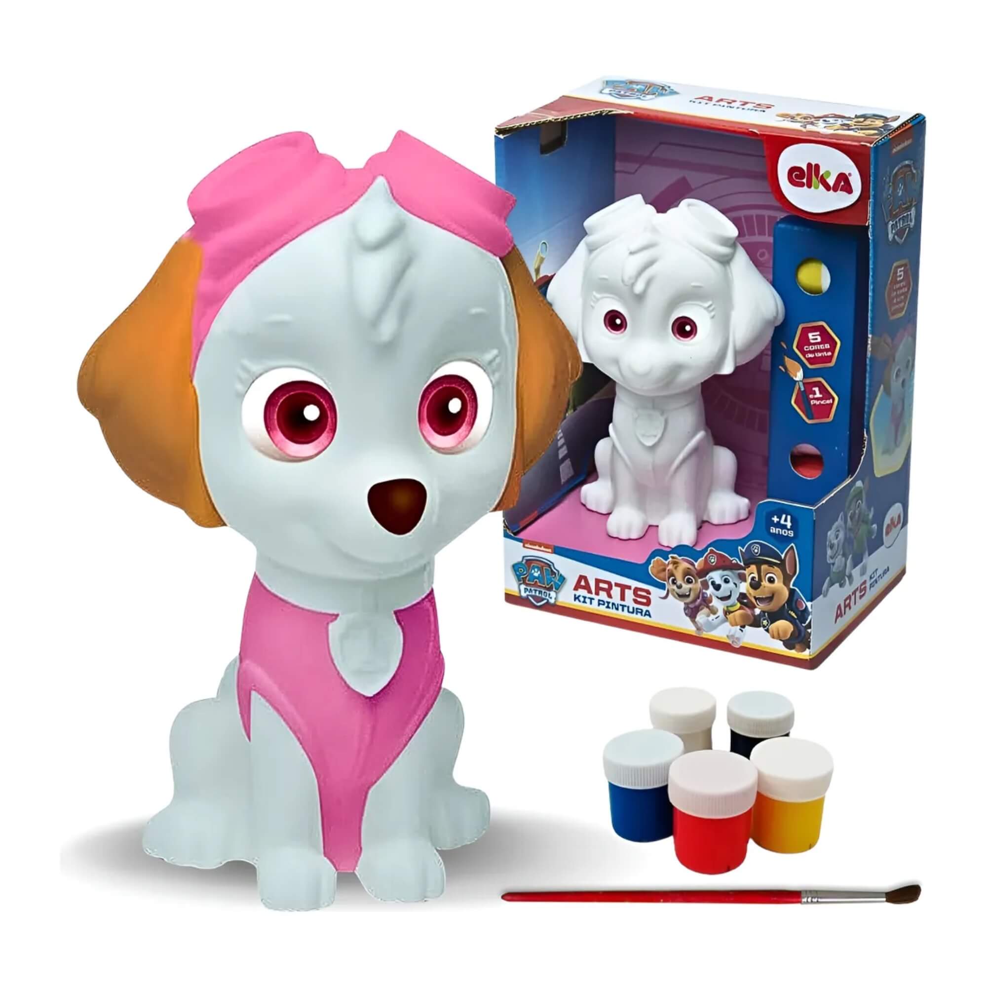 Brinquedo Infantil Arts Kit Pintura Skye Patrulha Canina Elka - 1289