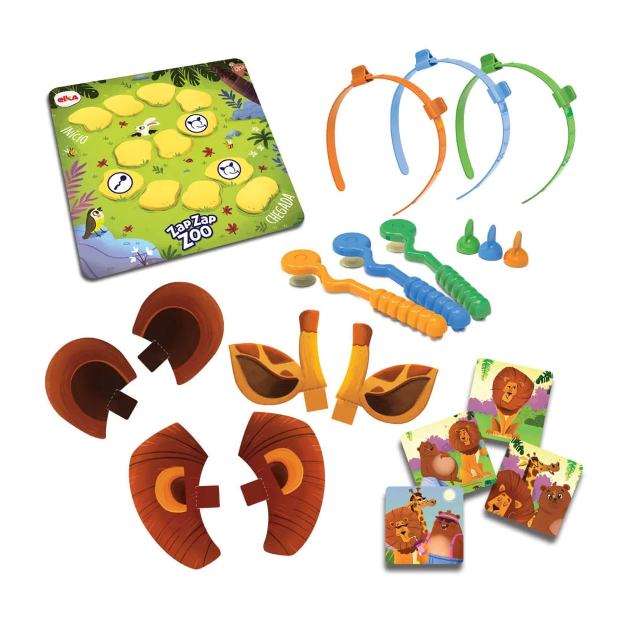 Jogo Zap Zap Zoo - Você é o Bicho! +5 Anos Elka - 1240