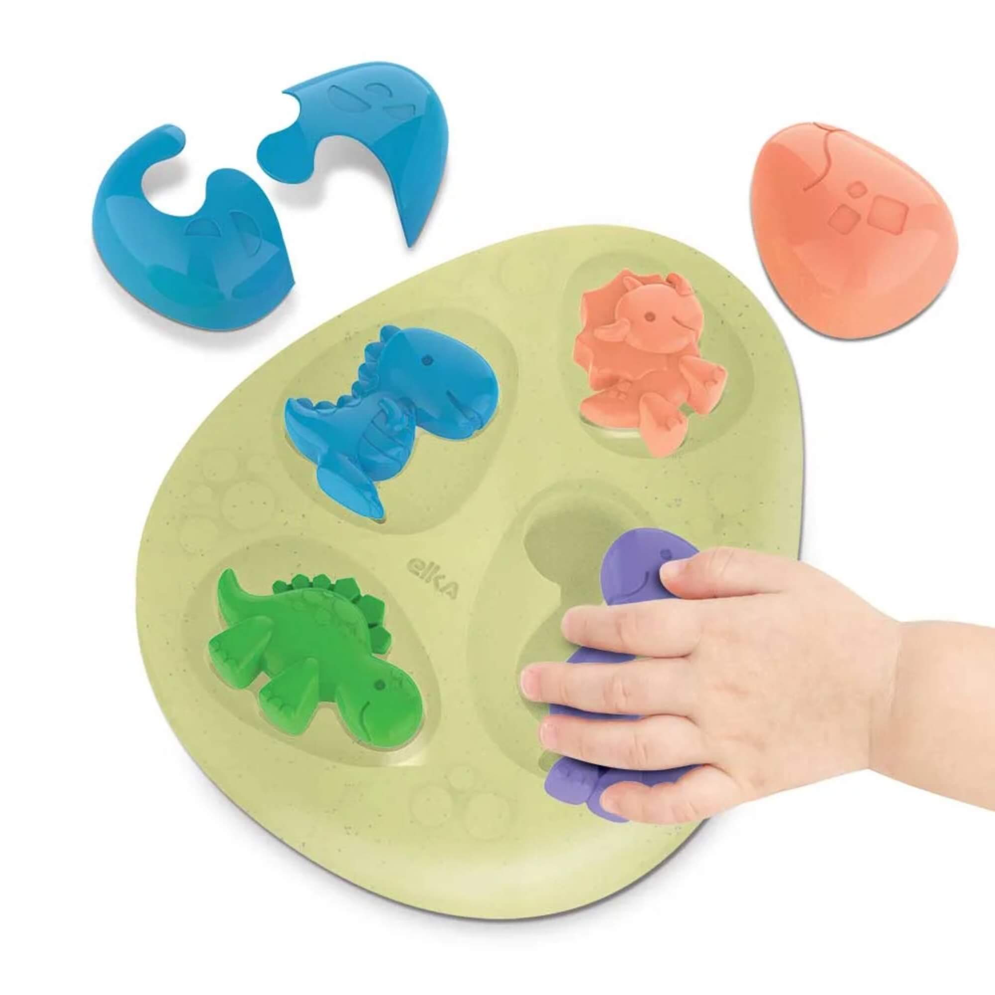 Quebra-Cabeça Didático Puzzle Dino 11 peças +12 meses Elka - 1238