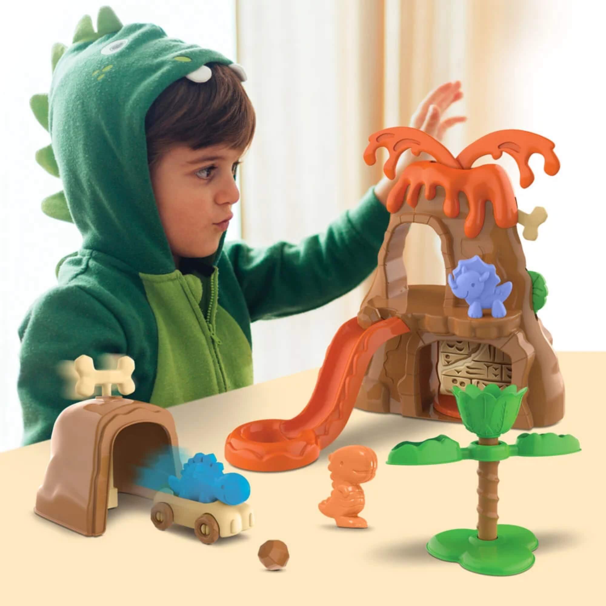 Brinquedo Infantil Playset Aventura Dino e Amigos Elka - 1270