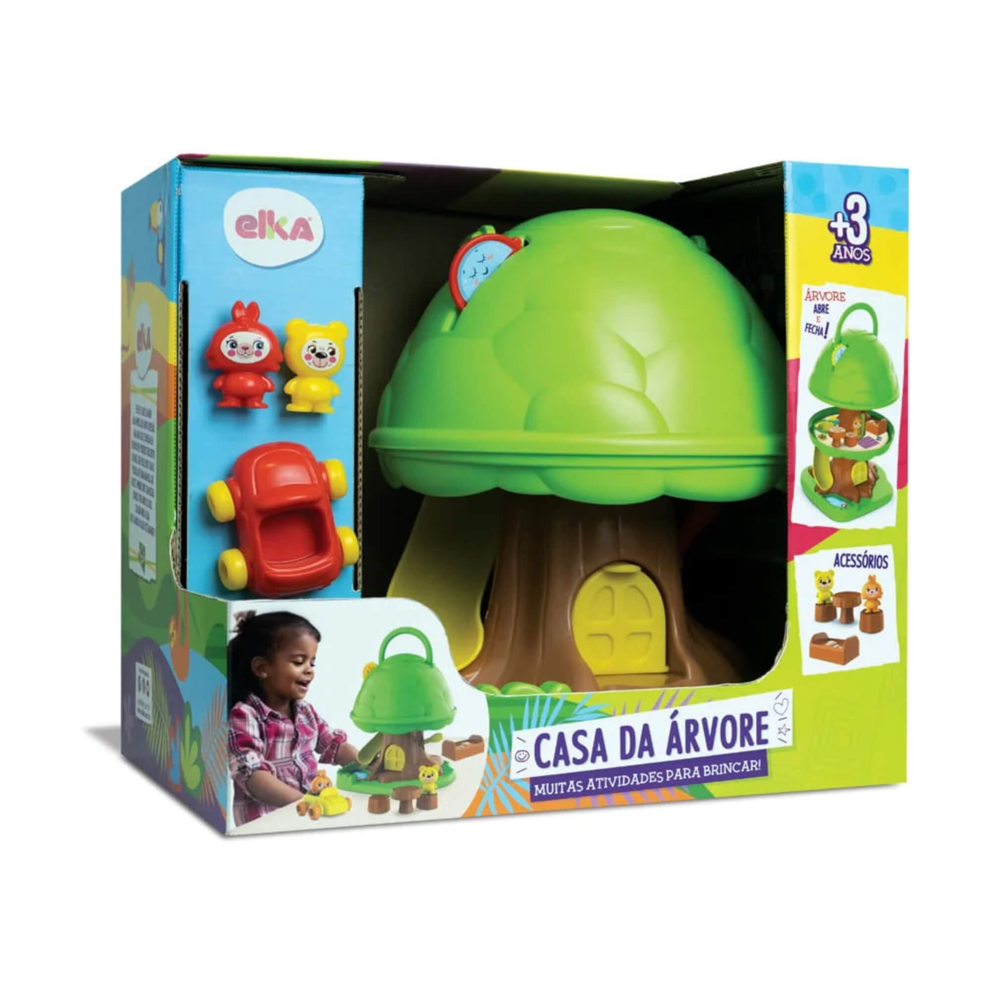 Brinquedo de Atividades Casa da Árvore com Acessórios Elka - 1214