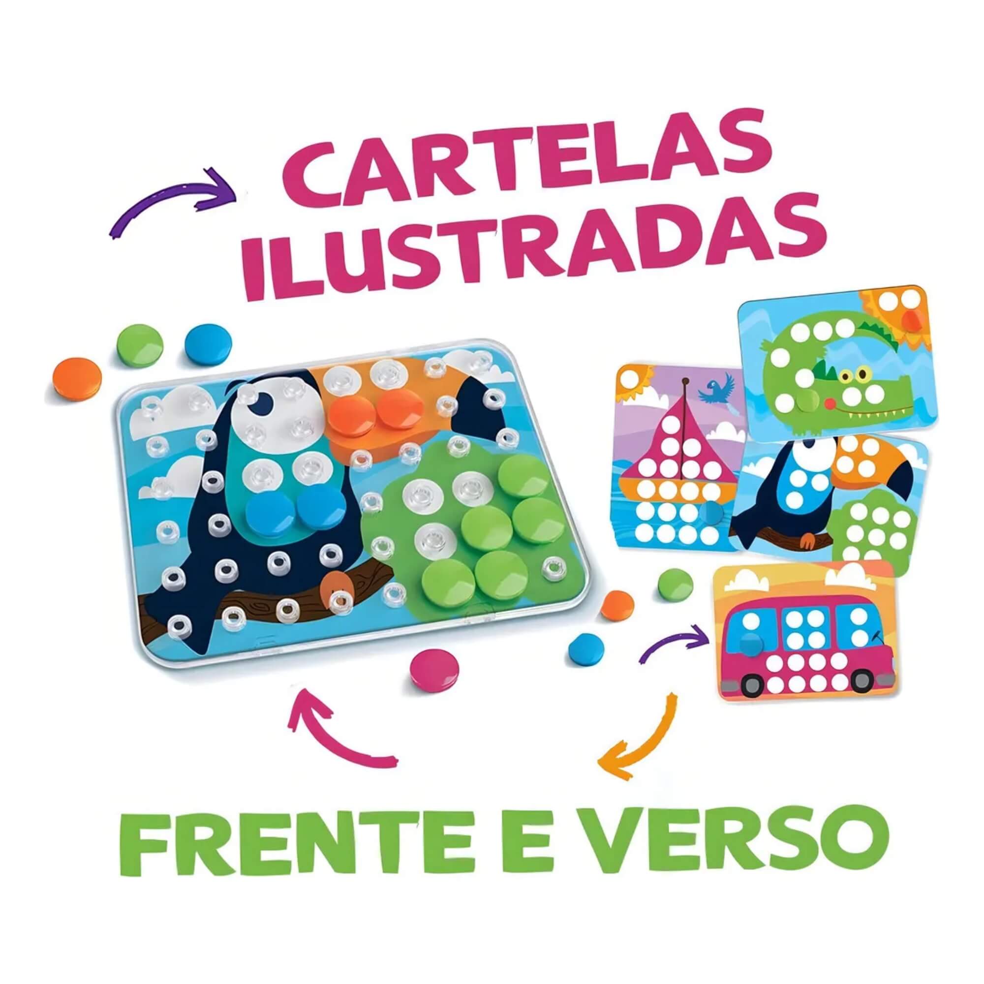 Jogo Encaixe Cor - Monte e Associe as Cores Elka - 1146