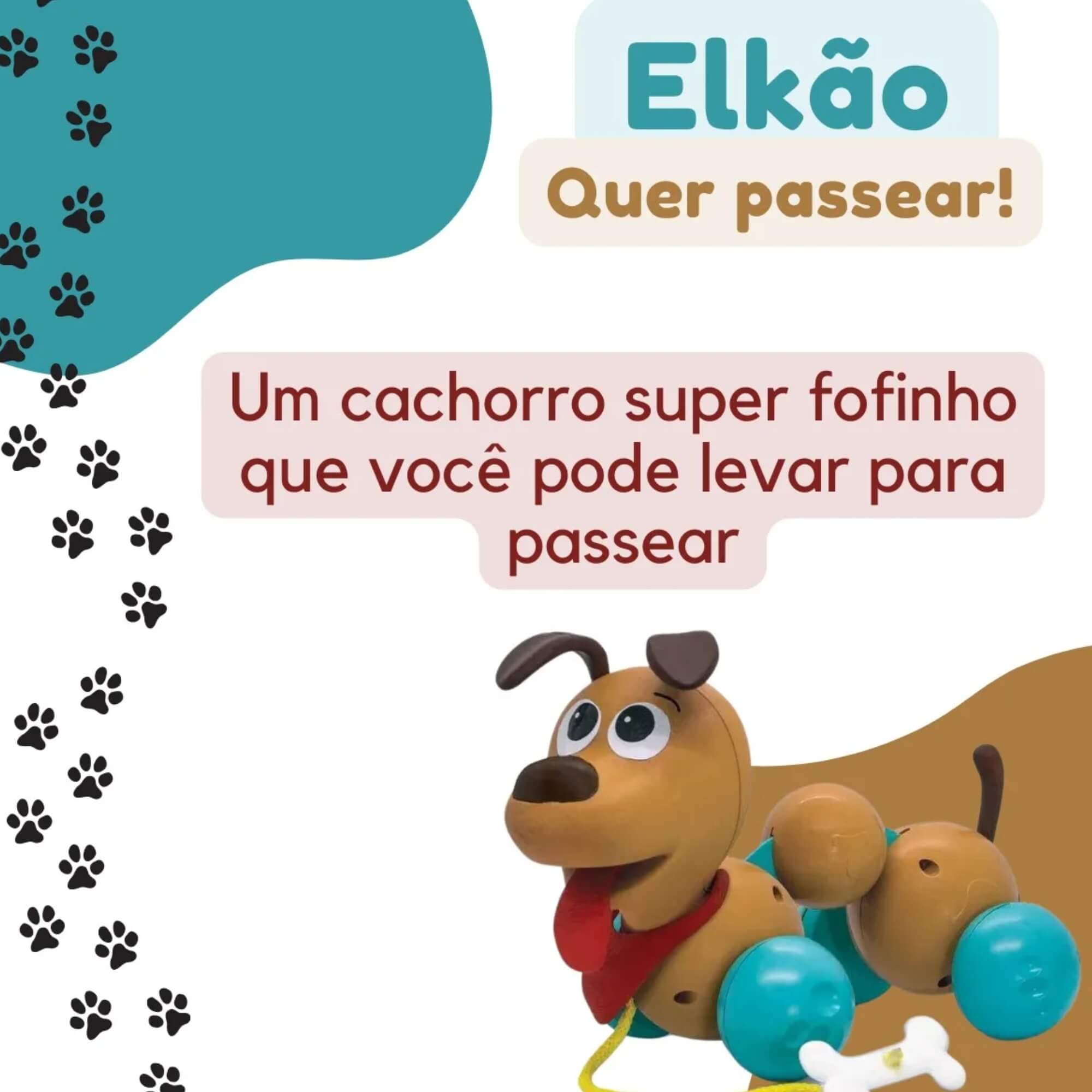 Brinquedo Infantil Elkão - Quer Passear! Elka - 1122