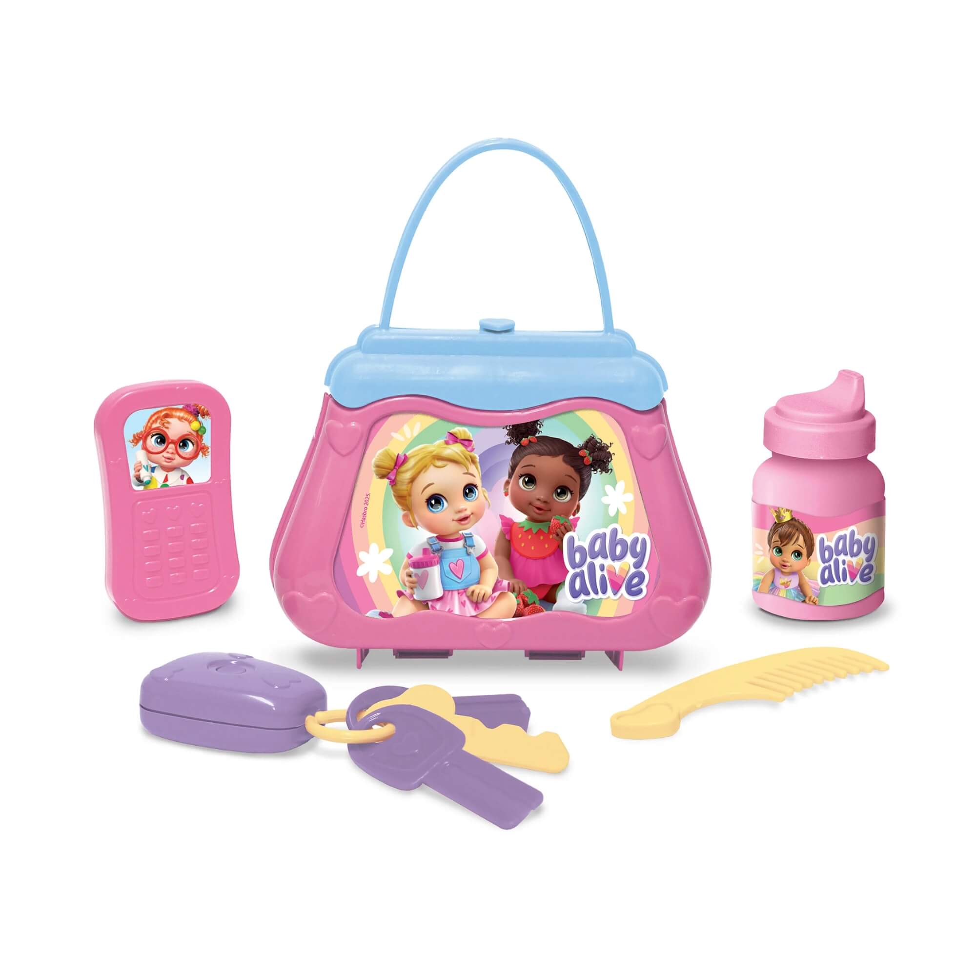 Brinquedo Infantil Bolsinha da mamãe Baby Alive c/ acessórios Elka - 1319