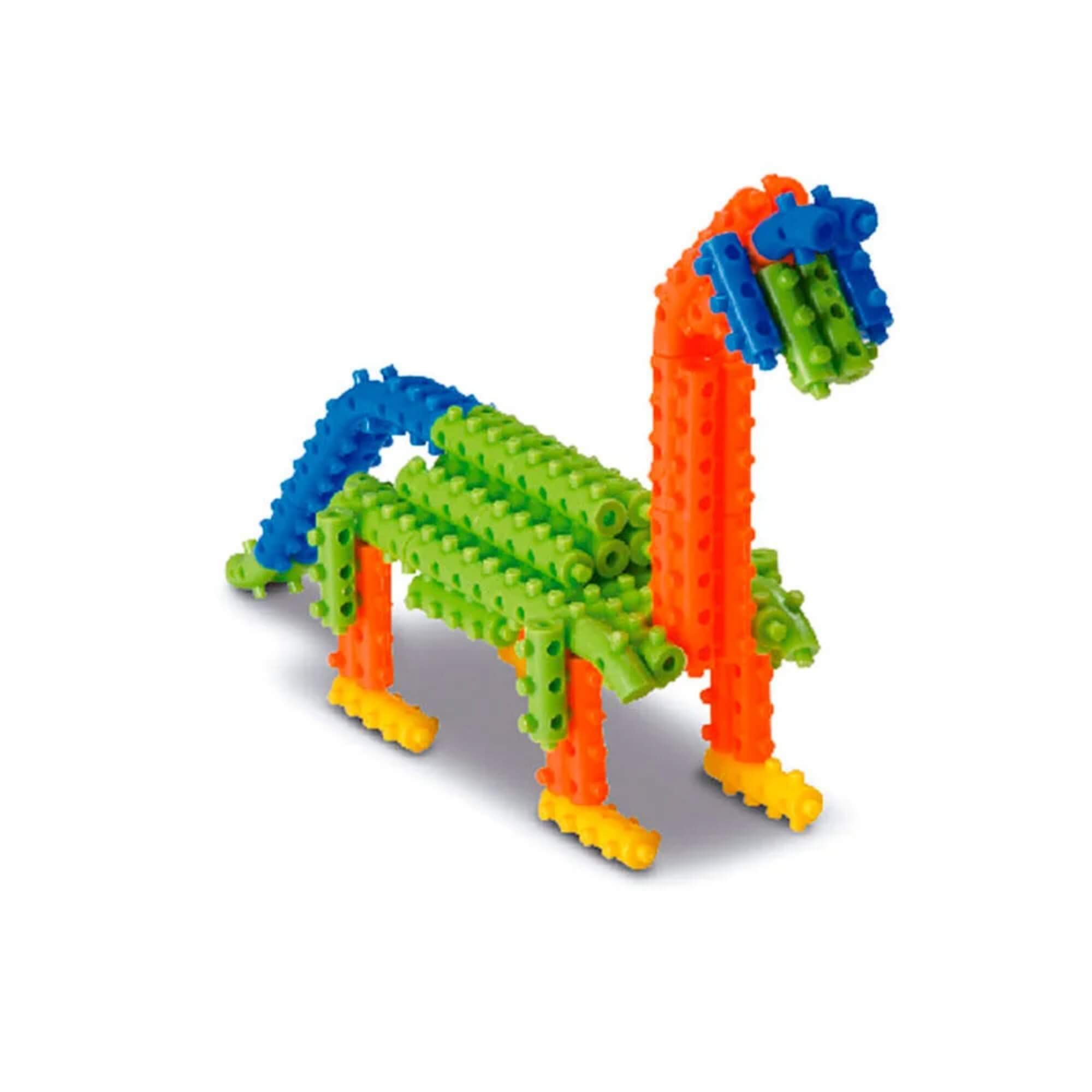 Brinquedo Infantil Pinos Mágicos 100 Peças Coloridas para Construir e Criar Elka - 483