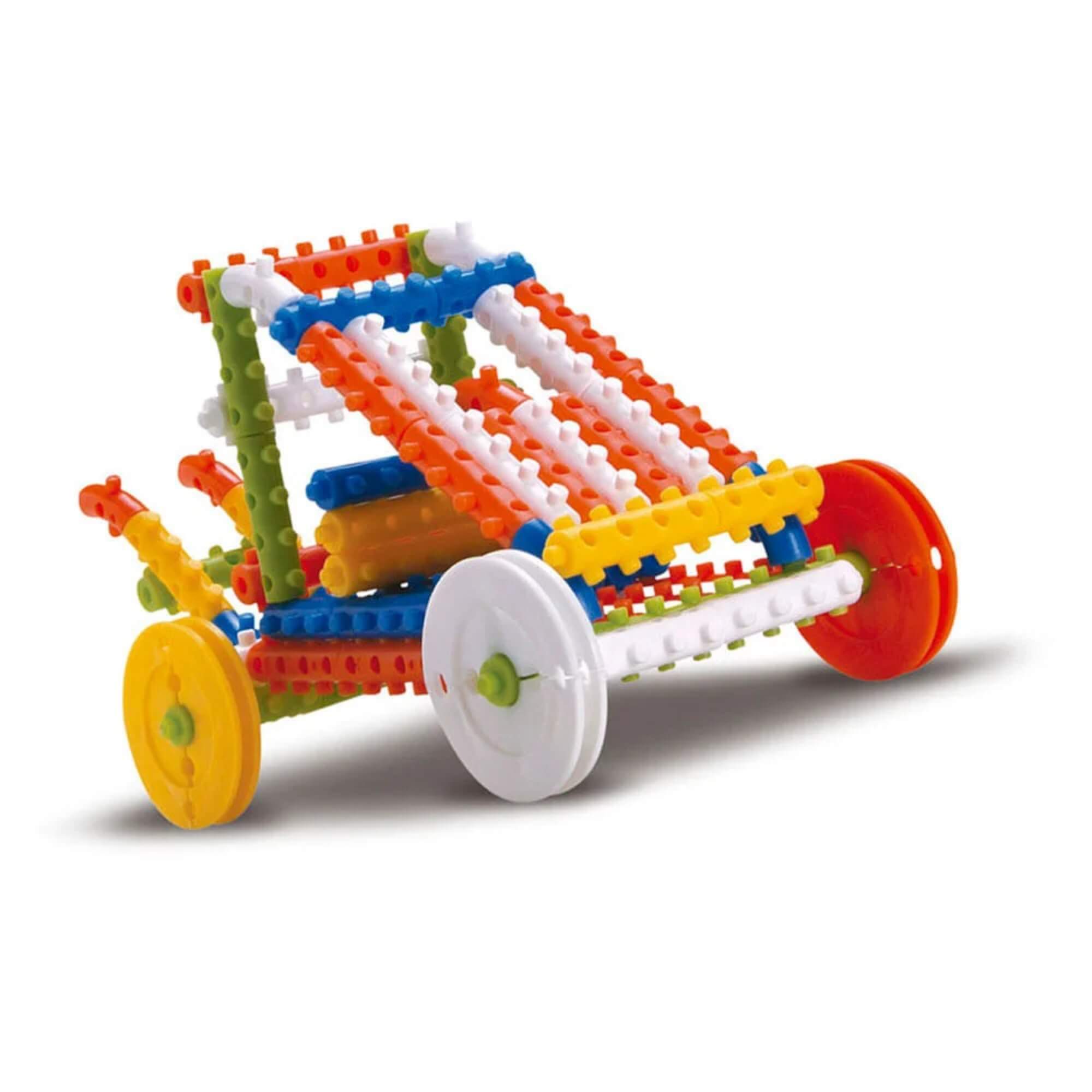 Brinquedo Infantil Pinos Mágicos 100 Peças Coloridas para Construir e Criar Elka - 483