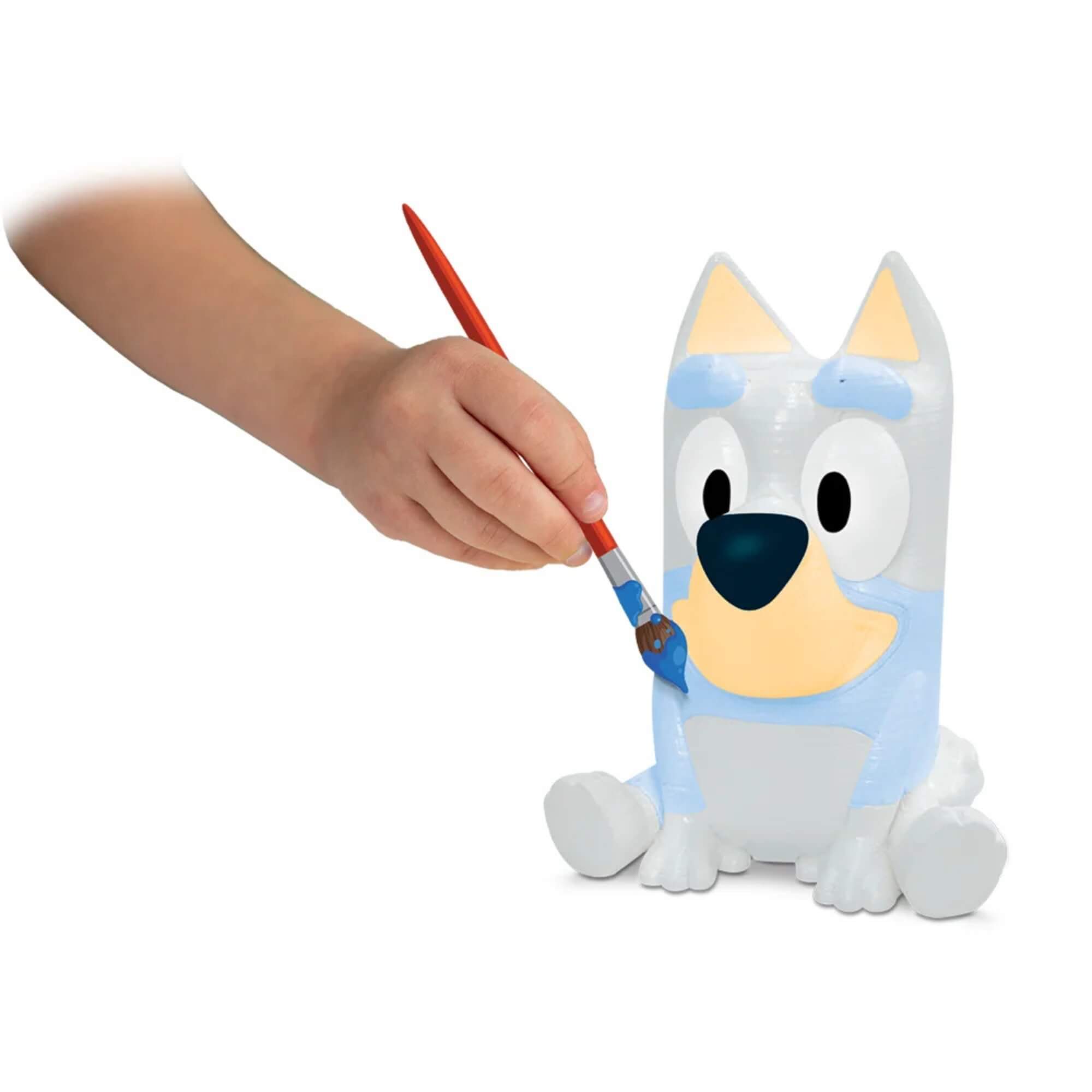 Kit Pintura Bluey e Bingo Bonecos Laváveis + Pincel e Tintas para Crianças +4 Elka - 1311