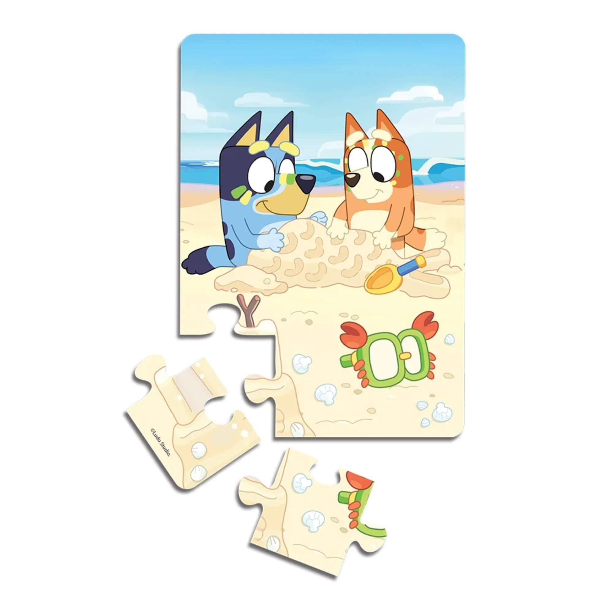 Quebra-Cabeça Puzzle Progressivo Bluey 12, 20 e 30 peças Elka - 1317