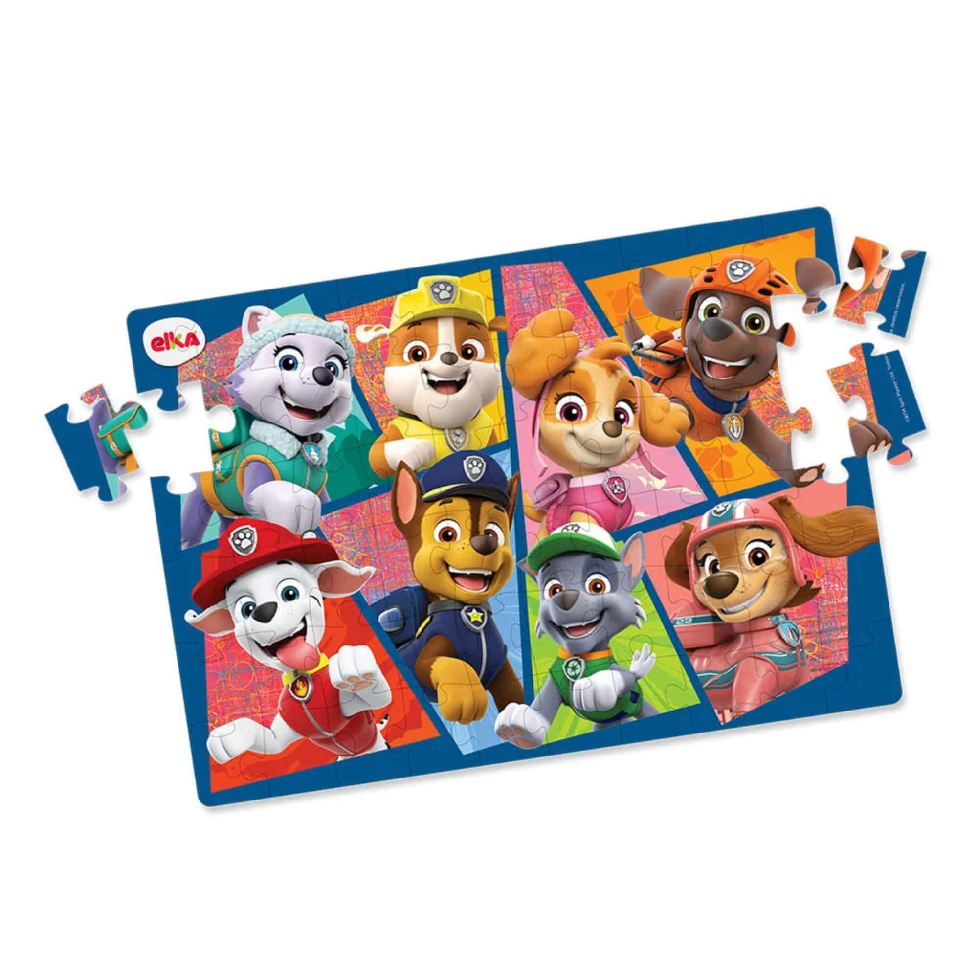 Quebra-Cabeça Puzzle Play 60 peças Patrulha Canina - Lente Mágica Elka - 1274