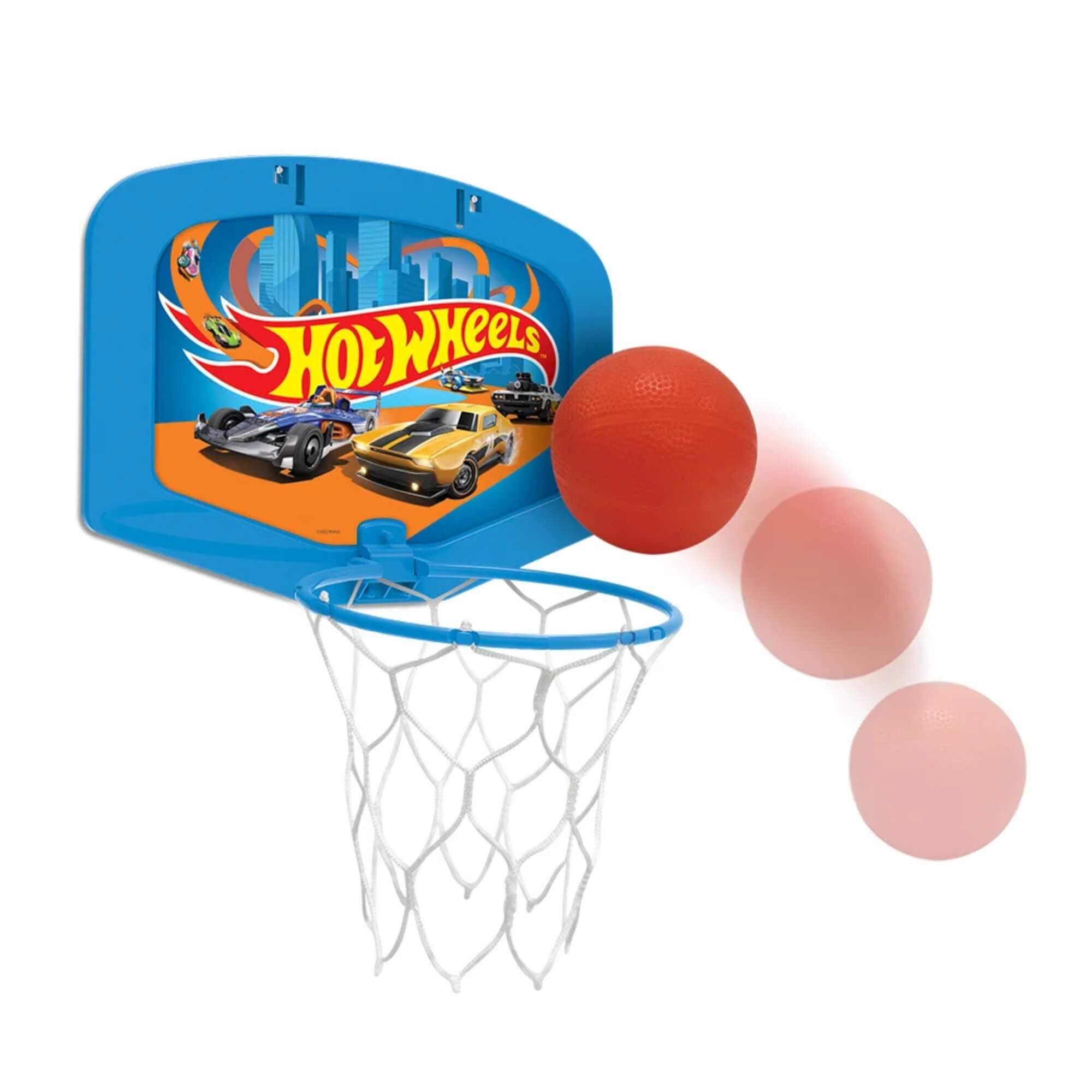 Brinquedo Infantil Cesta de Basquete Hot Wheels Elka - 1327
