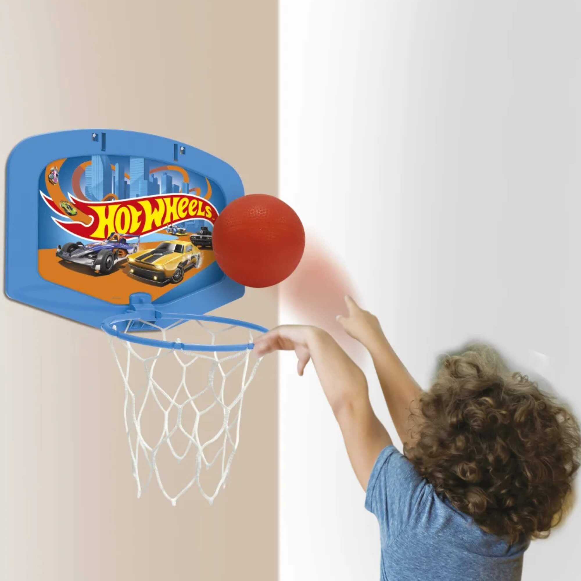 Brinquedo Infantil Cesta de Basquete Hot Wheels Elka - 1327