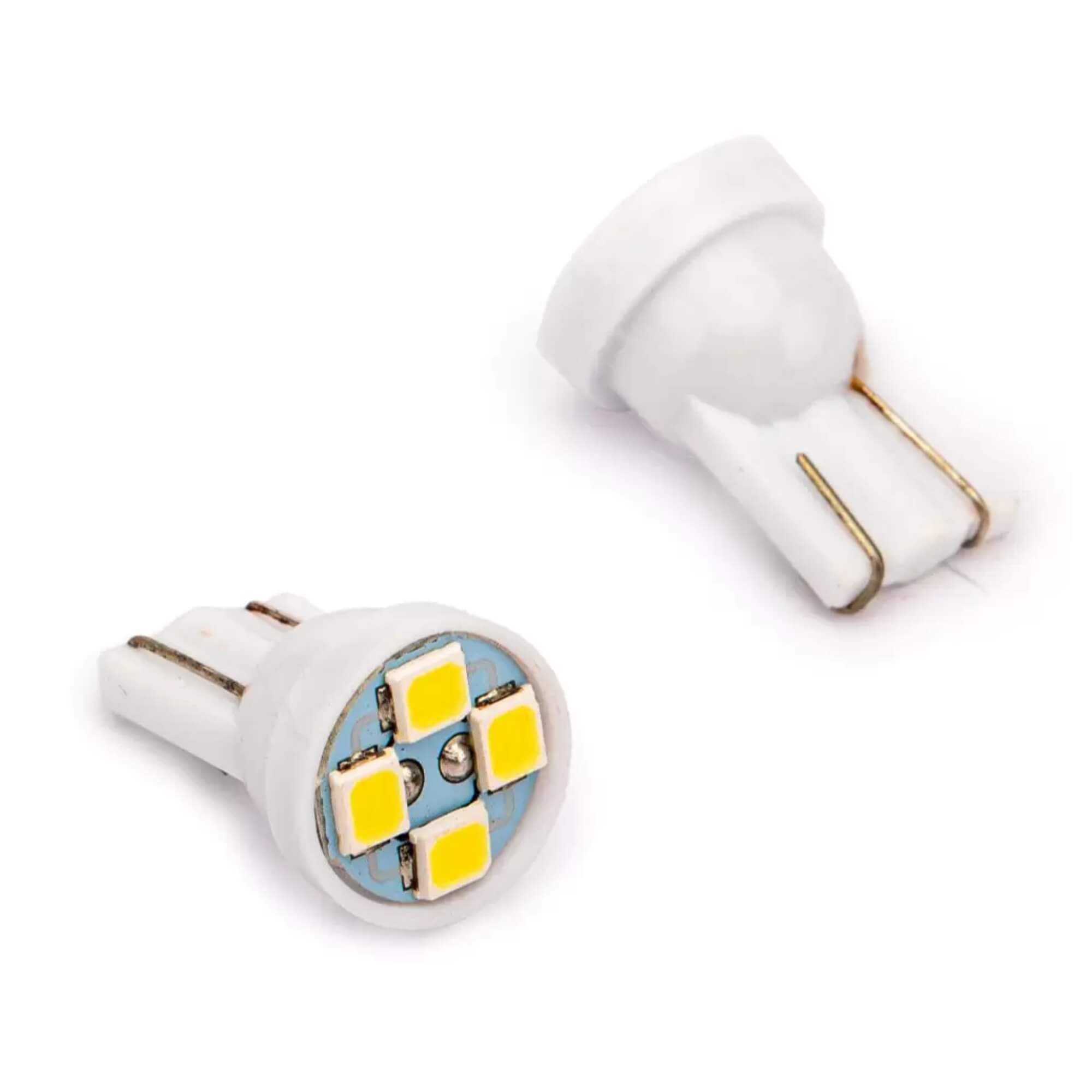 Lâmpada LED Pingo T10-3528-4SMD 12V 6000K Sem Blister (unidade) Tarponn - TP-5303