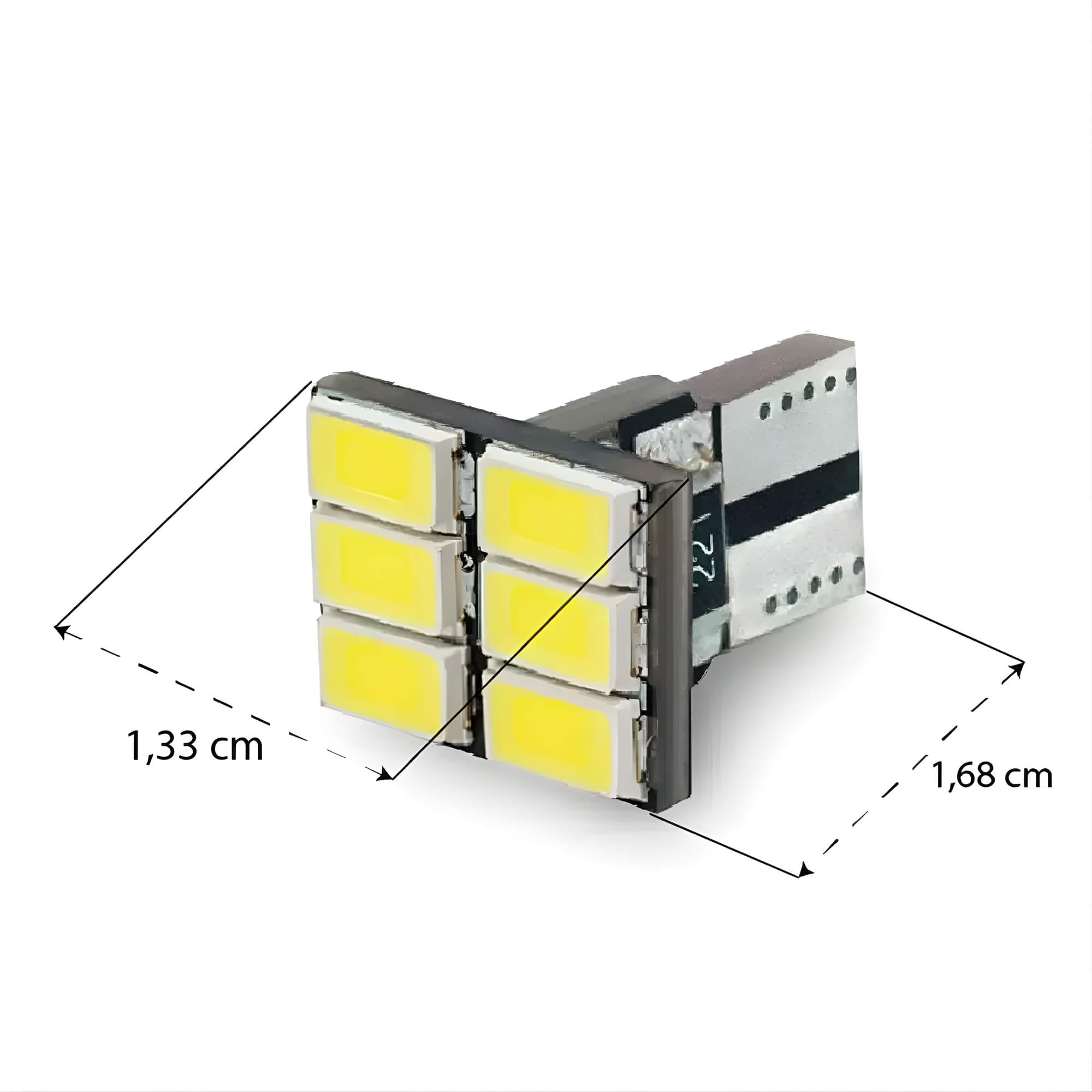 Par de Lâmpadas LED Pingo T10-5630-6SMD Canbus Tarponn - TP-5040