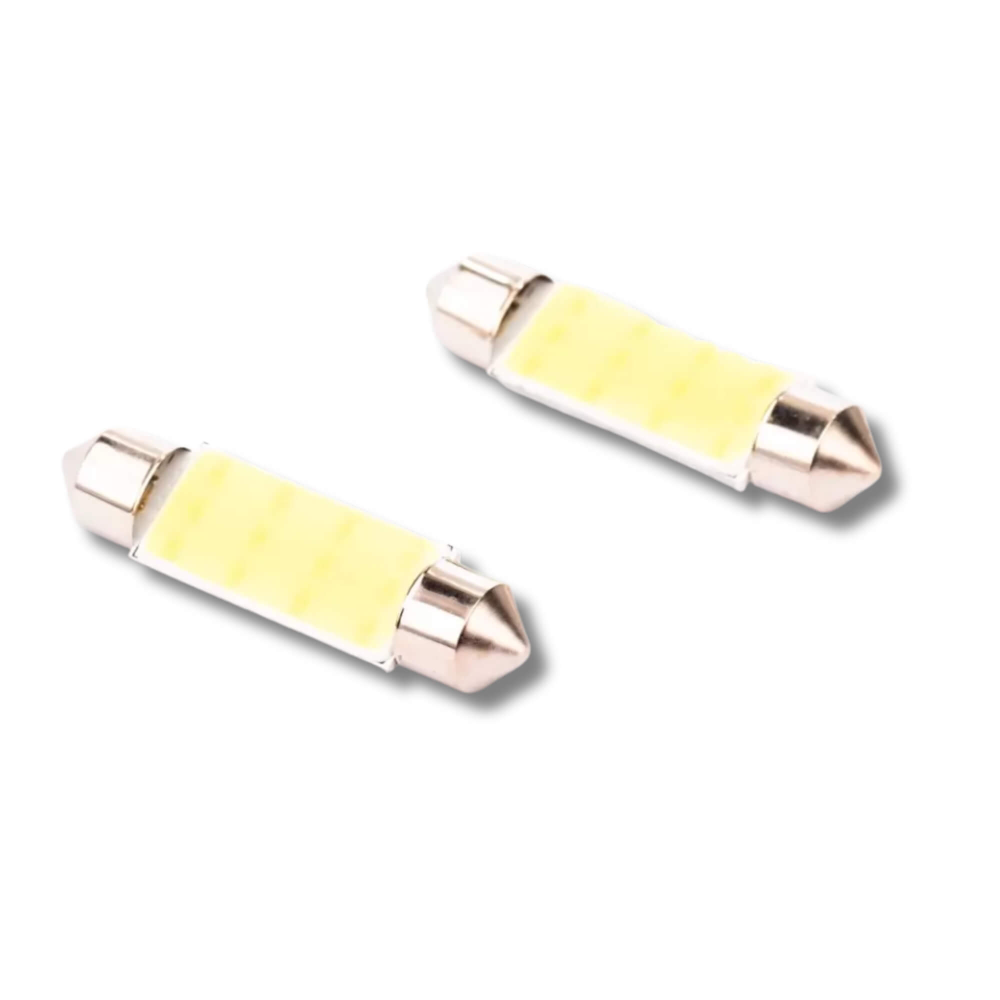 Par de Lâmpadas LED Torpedo SJ-COB-12C-41MM 12v 6000k Tarponn - TP-5034